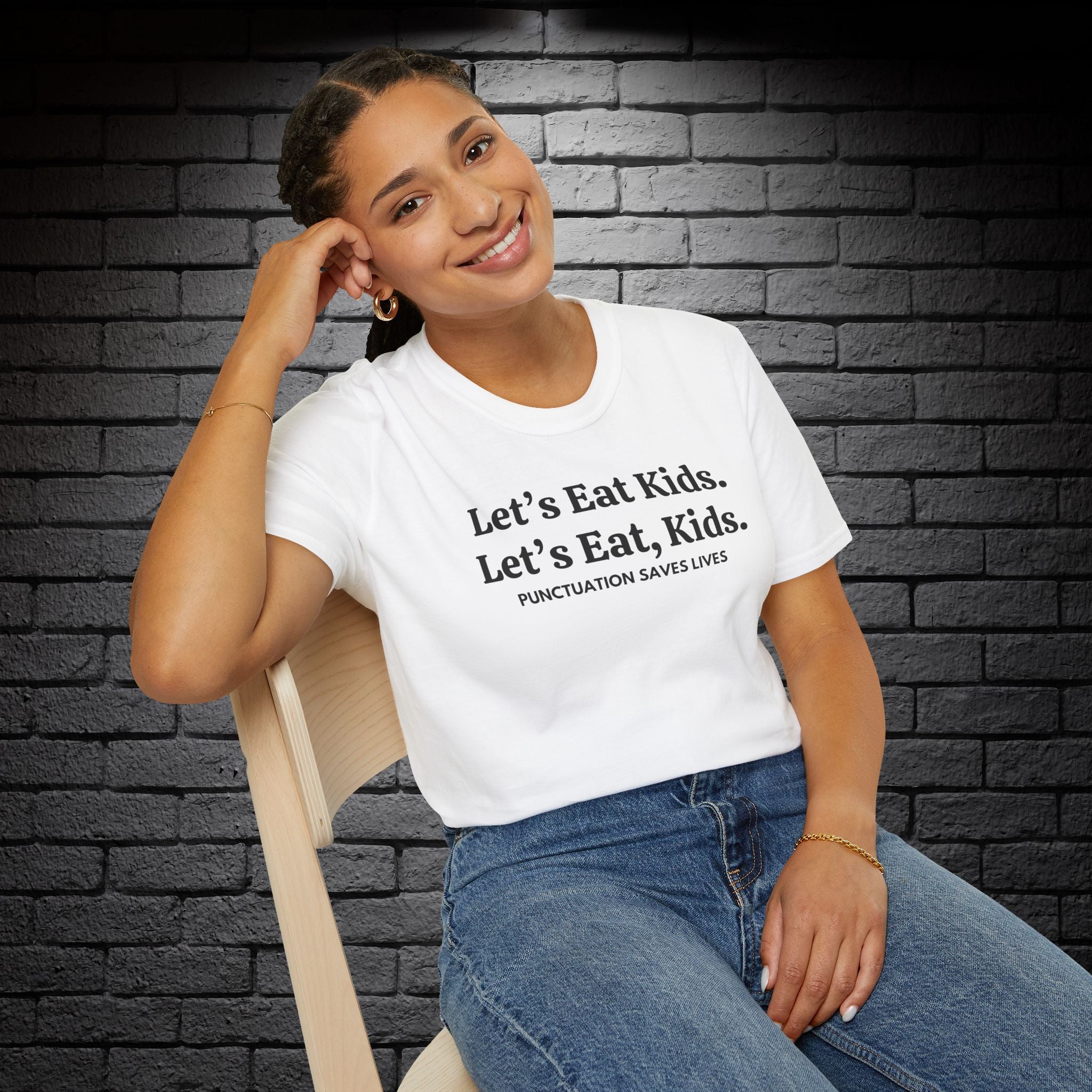 "Punctuation Saves Lives" T-Shirt