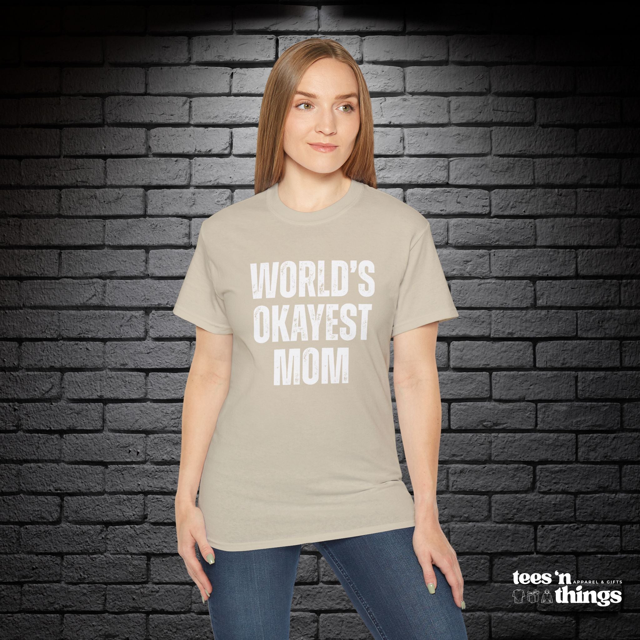 "World's Okayest Mom" T-Shirt