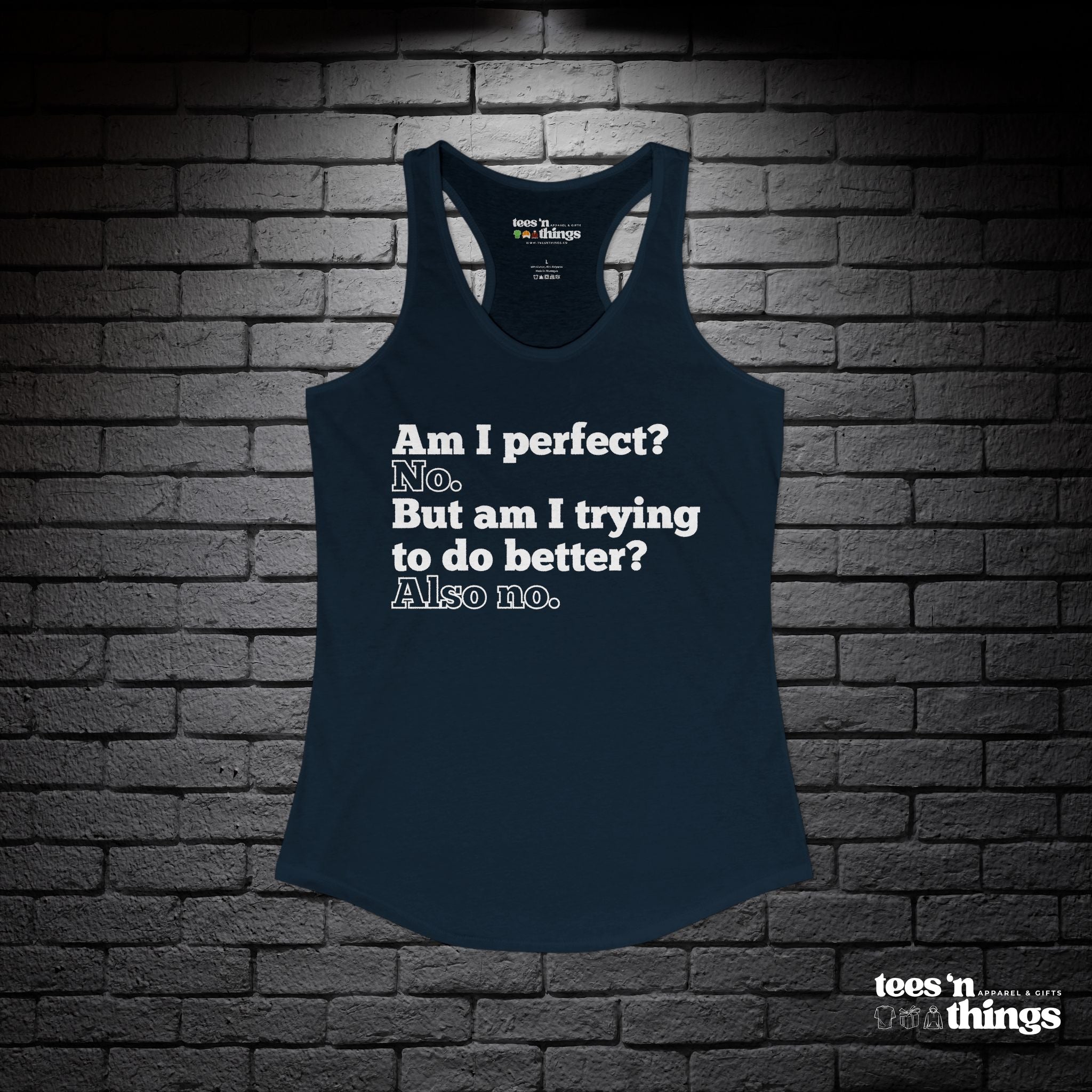 "Am I Perfect?" Tank