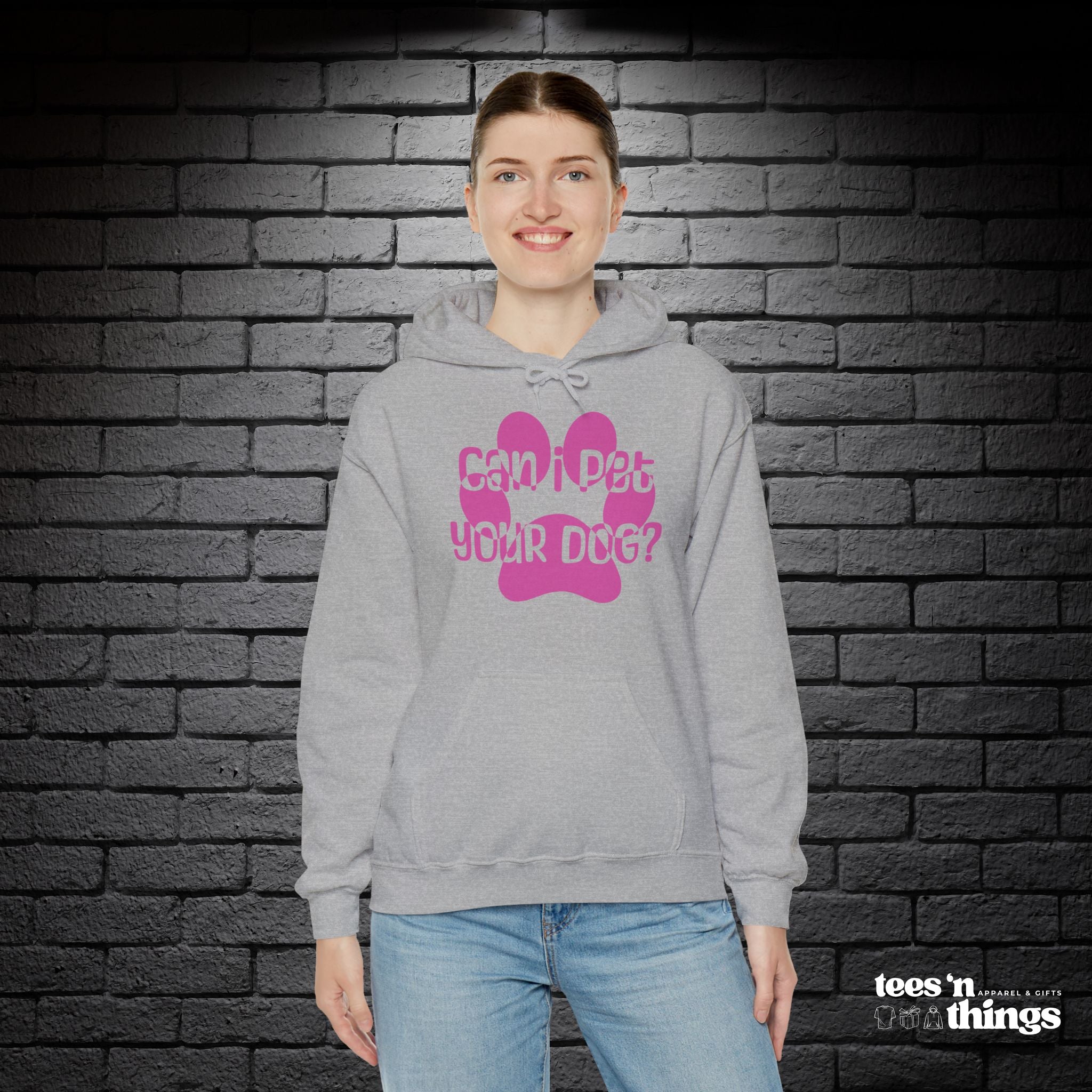"Can I Pet Your Dog" - Pink - Hoodie