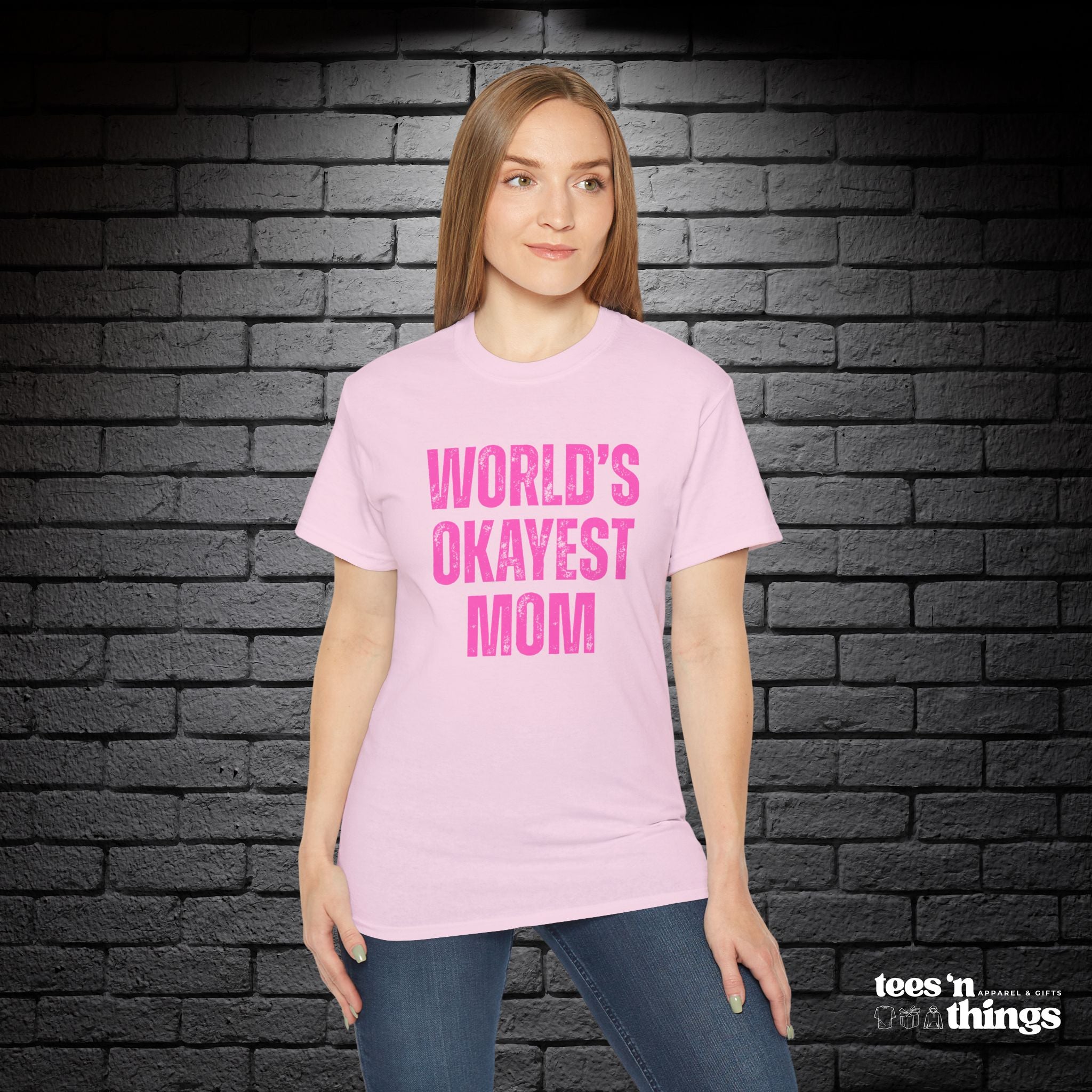 "World's Okayest Mom" T-Shirt