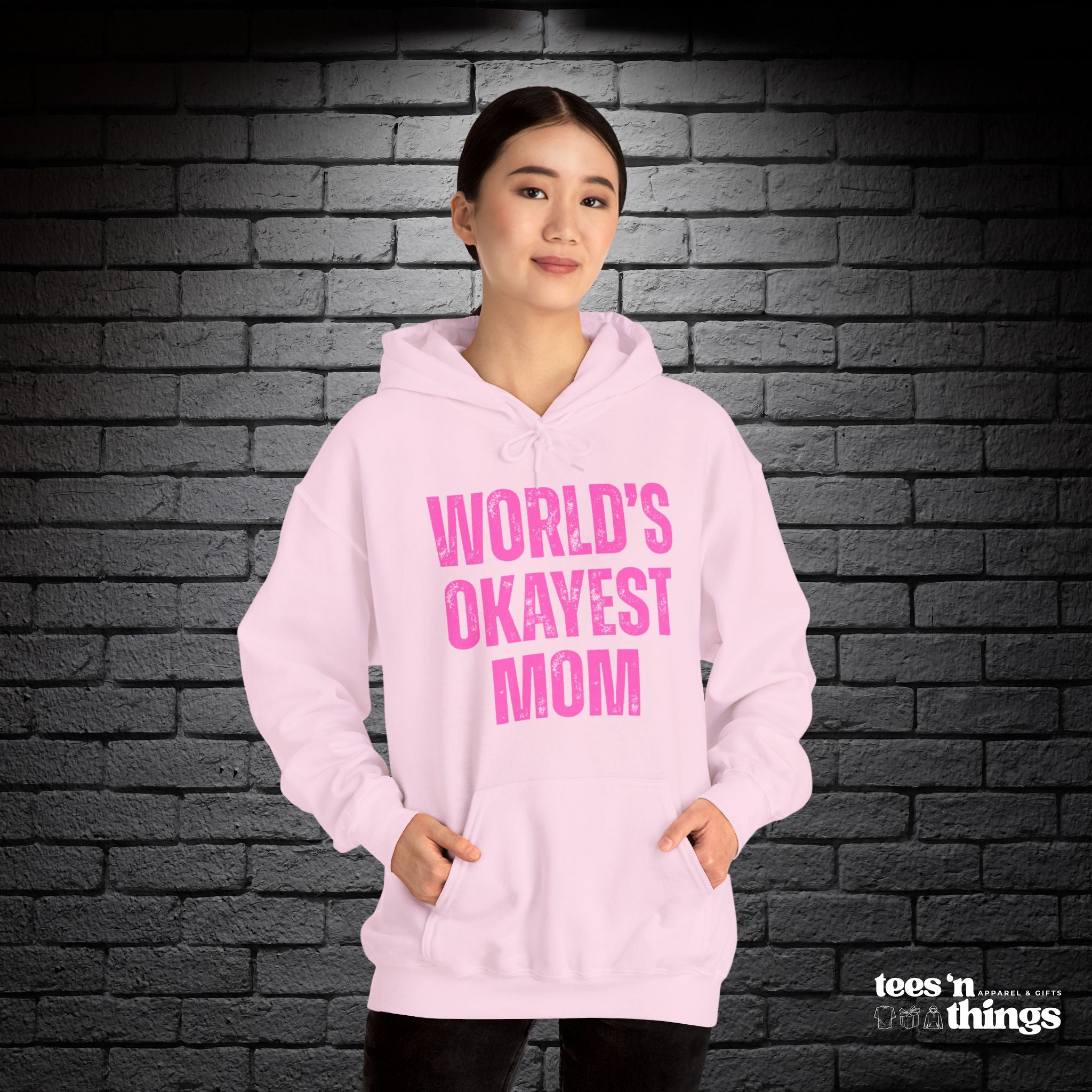 "World's Okayest Mom" Hoodie