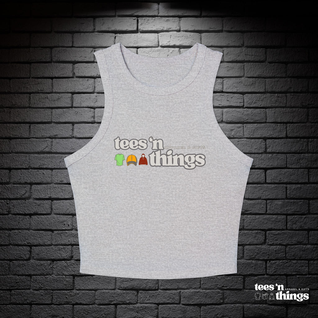 Women's Micro Rib Racer Tank Top