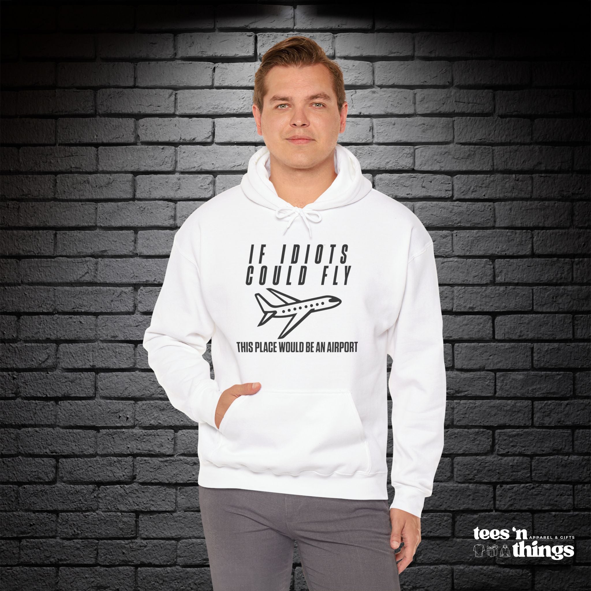 "If Idiots Could Fly..." Hoodie