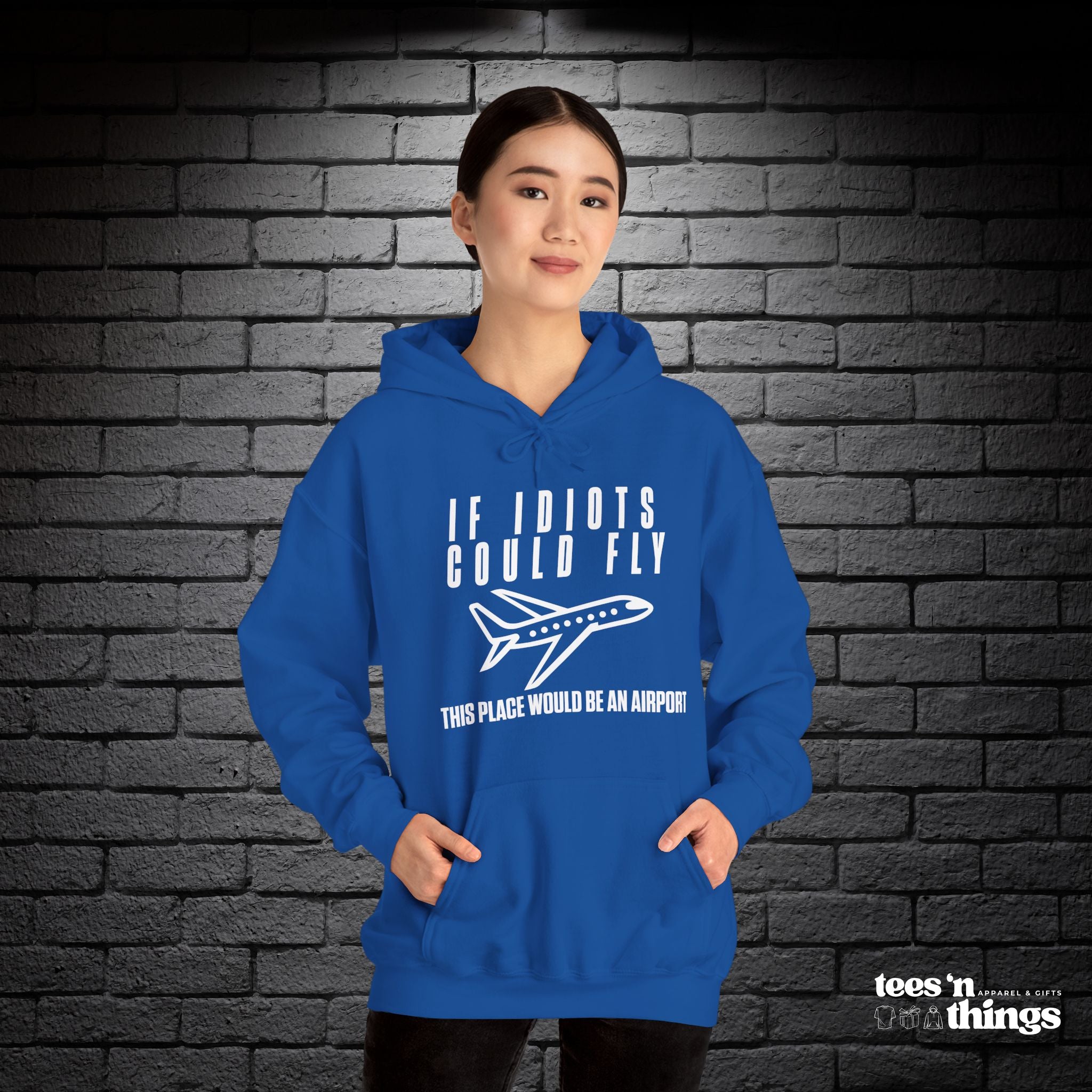 "If Idiots Could Fly..." Hoodie