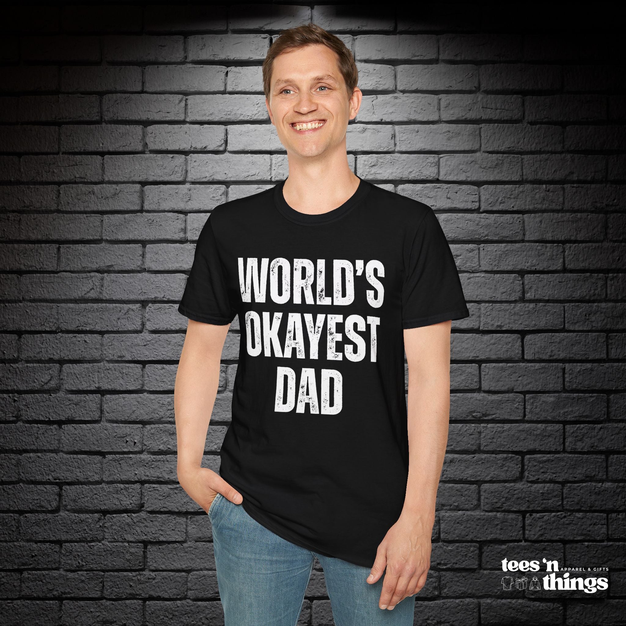 "World's Okayest Dad" T-Shirt