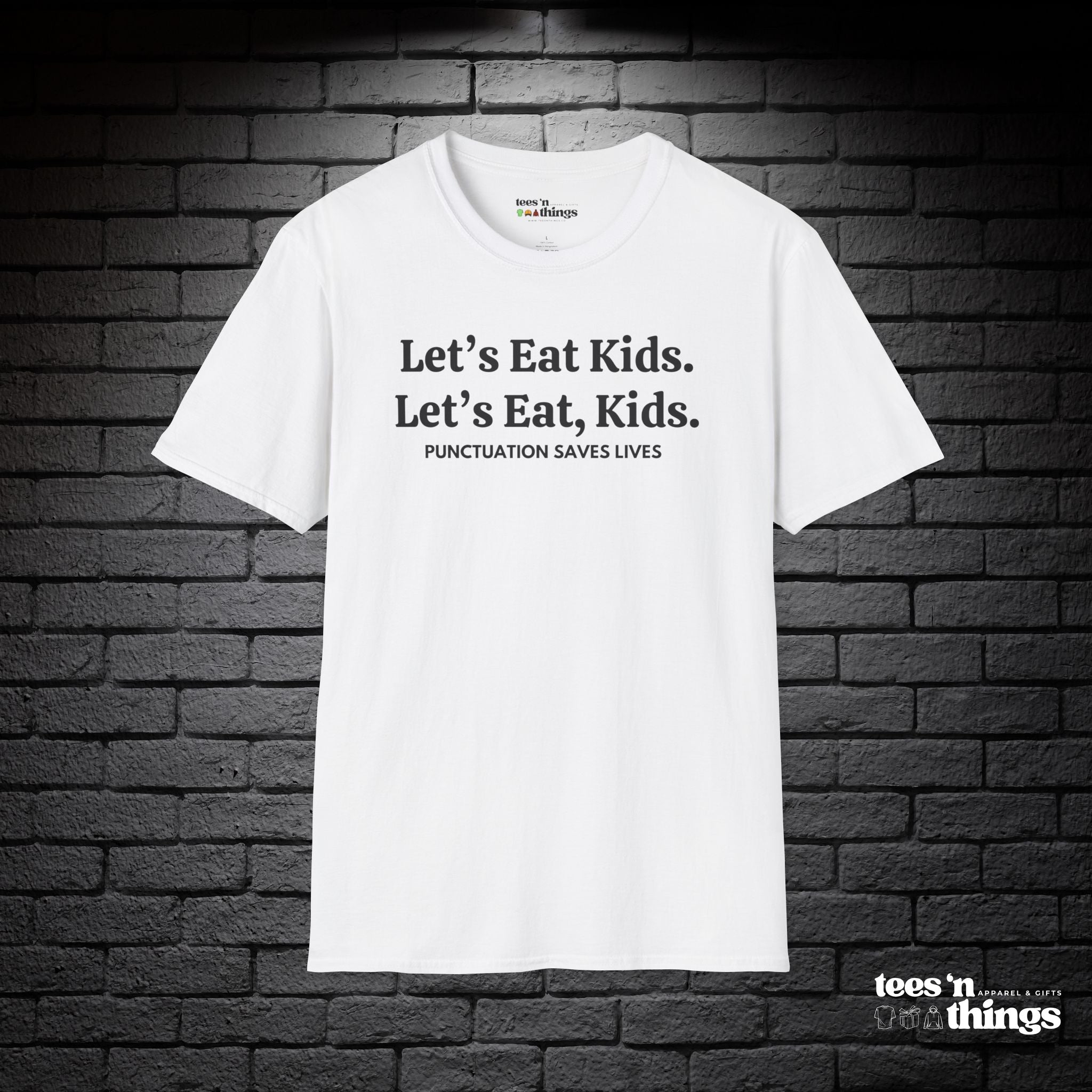 "Punctuation Saves Lives" T-Shirt