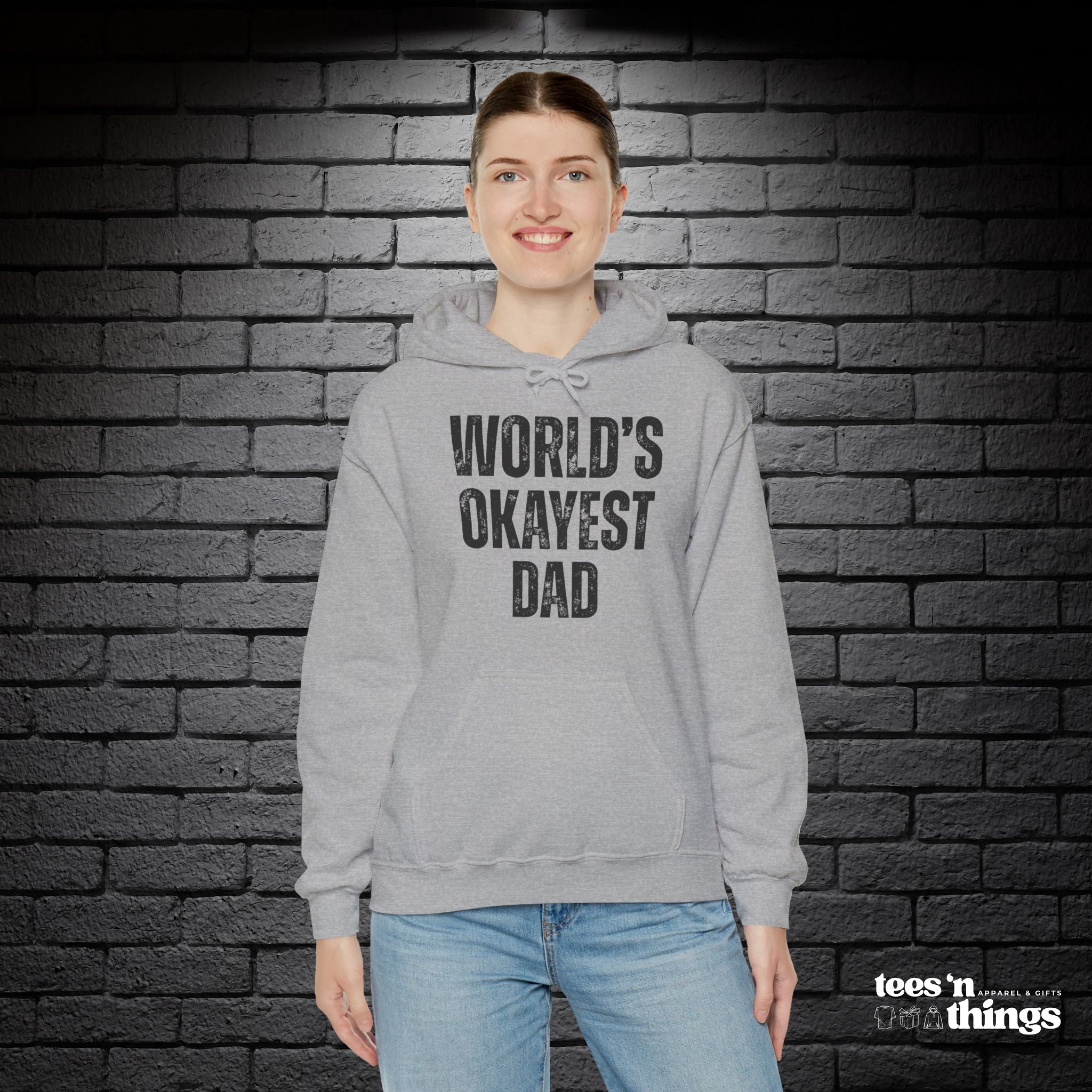 "World's Okayest Dad" Hoodie