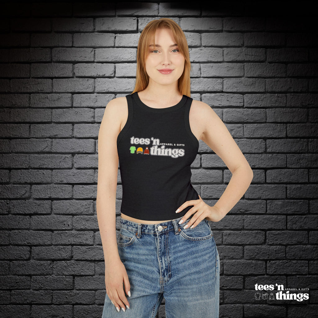 Women's Micro Rib Racer Tank Top