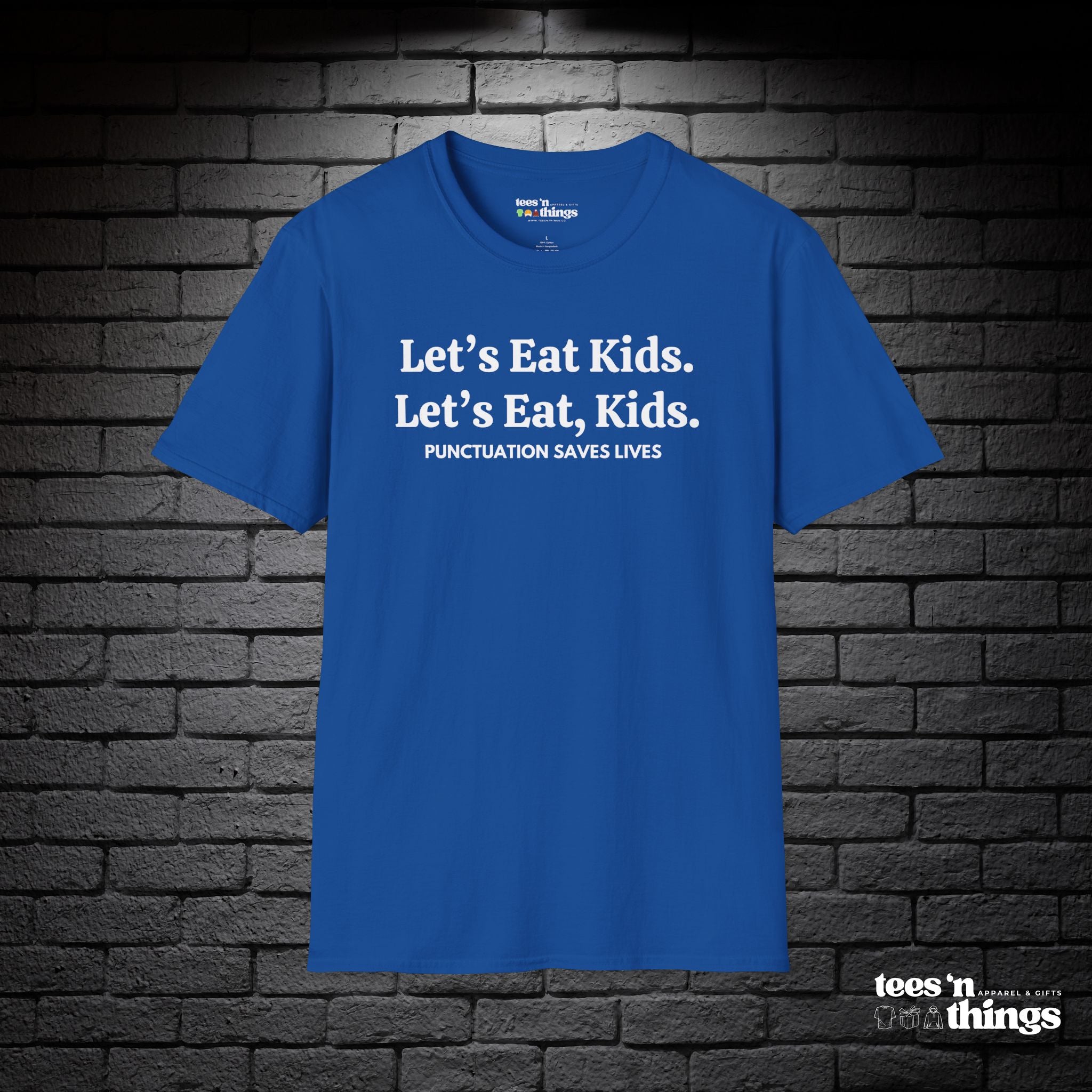 "Punctuation Saves Lives" T-Shirt