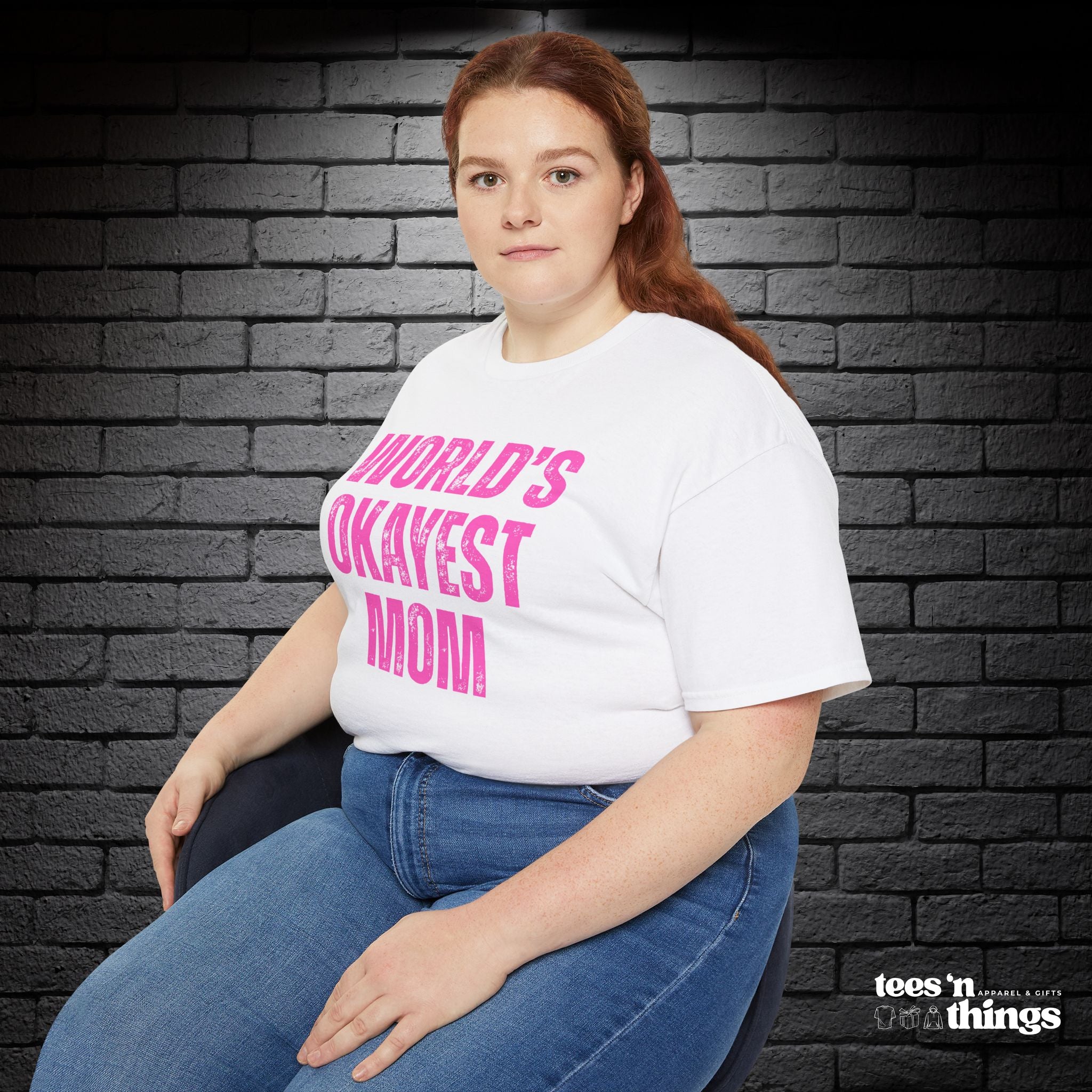 "World's Okayest Mom" T-Shirt