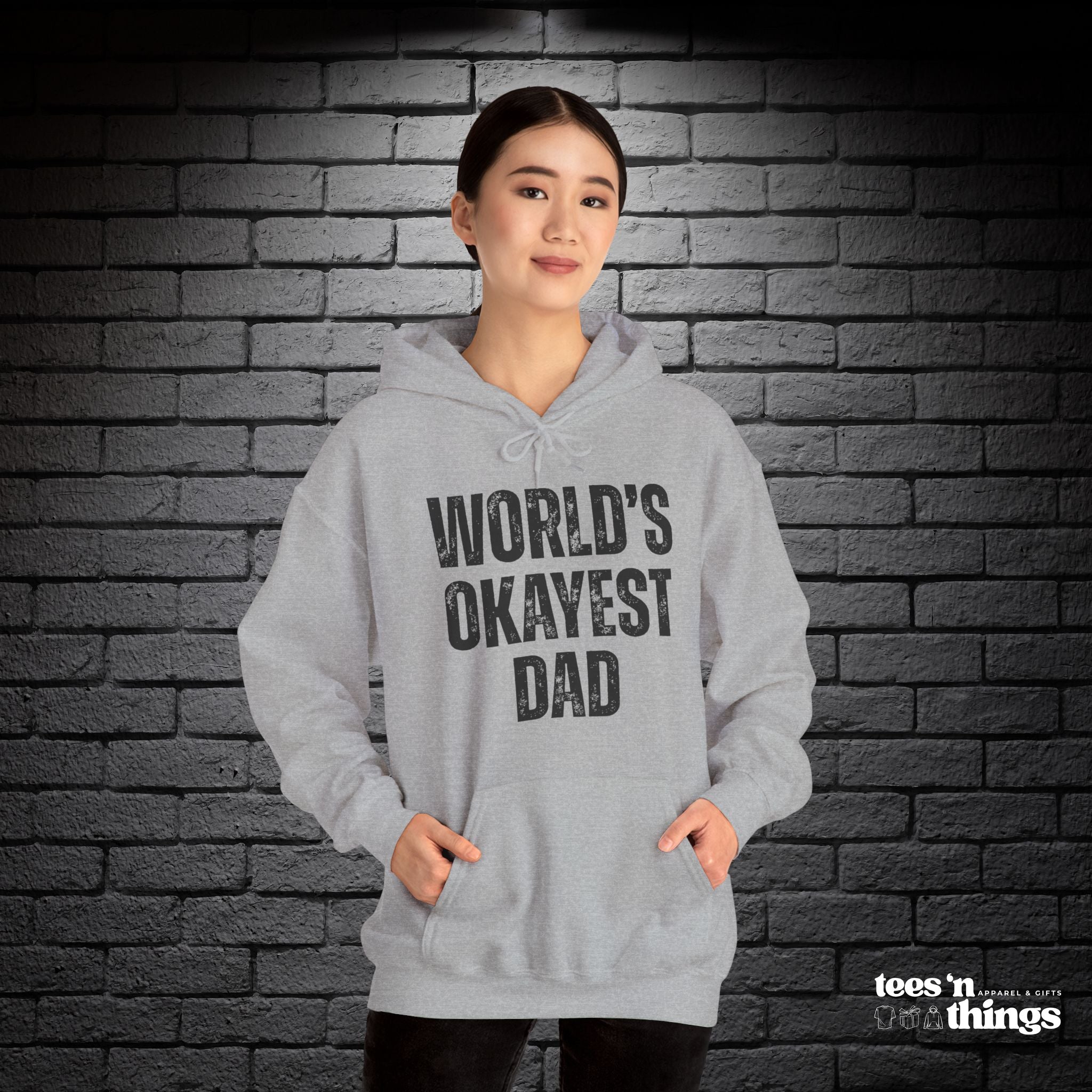 "World's Okayest Dad" Hoodie