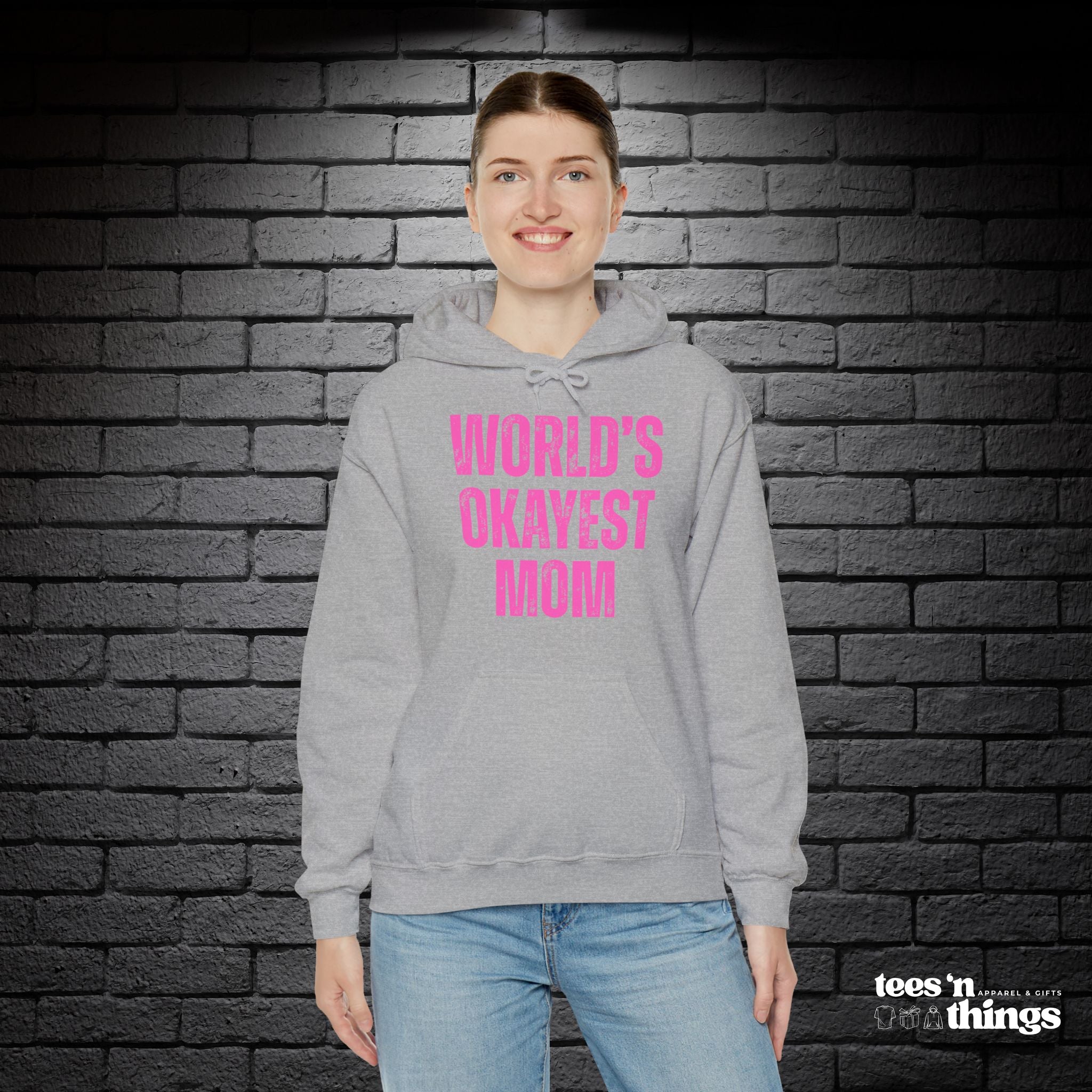 "World's Okayest Mom" Hoodie