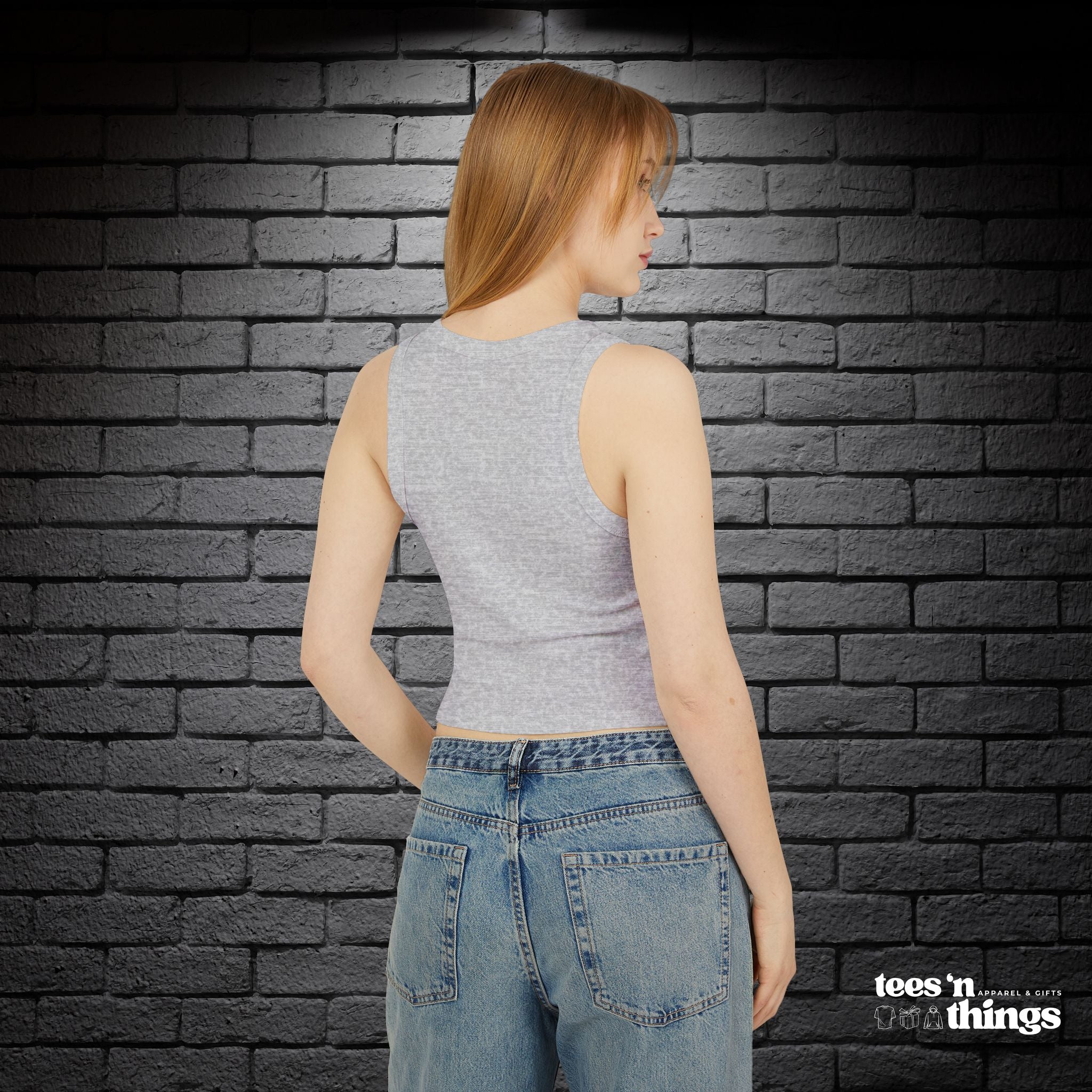 Women's Micro Rib Racer Tank Top