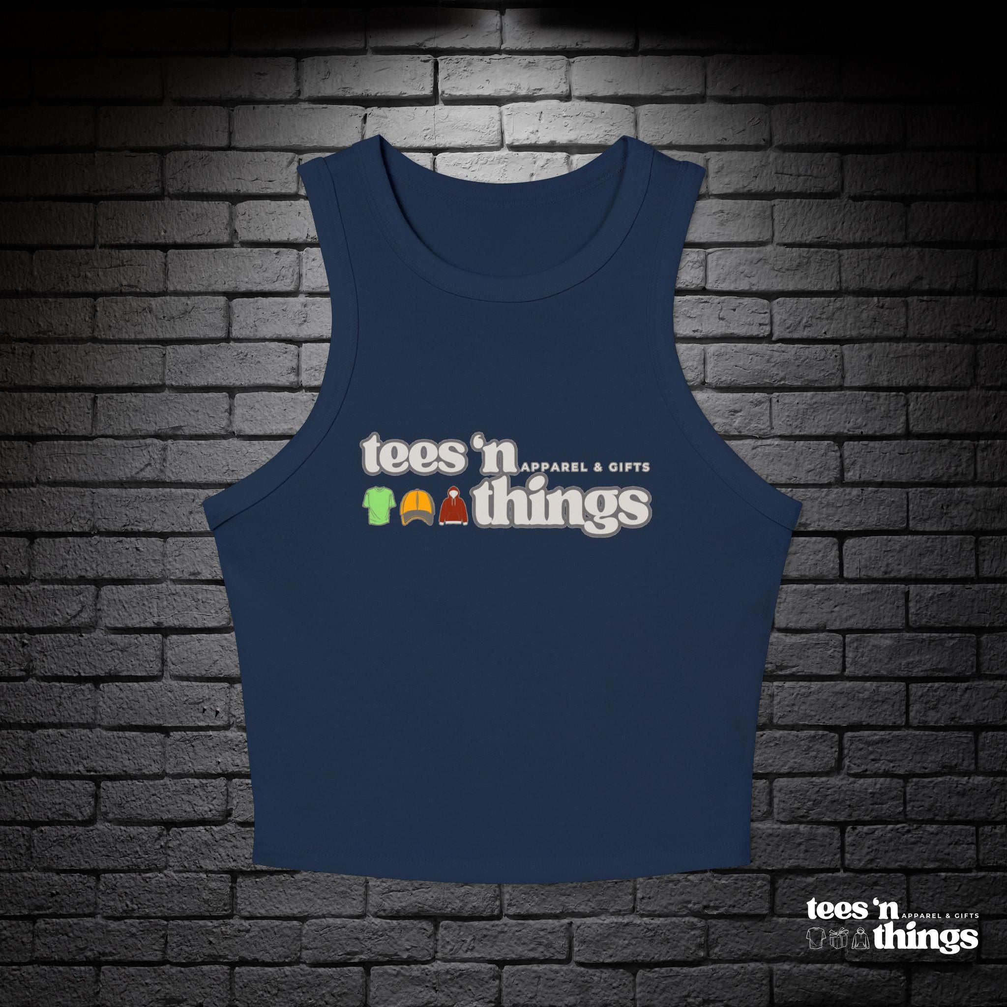 Women's Micro Rib Racer Tank Top