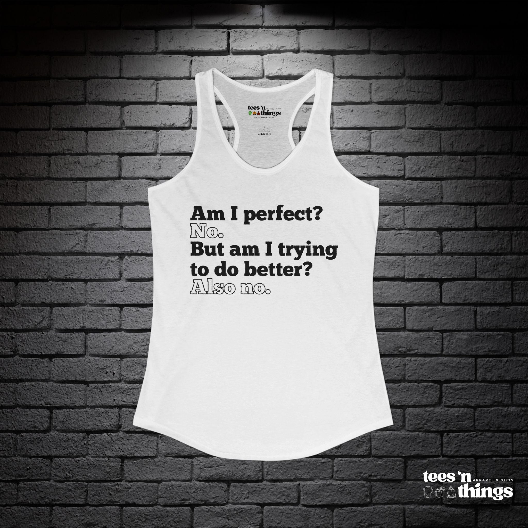 "Am I Perfect?" Tank