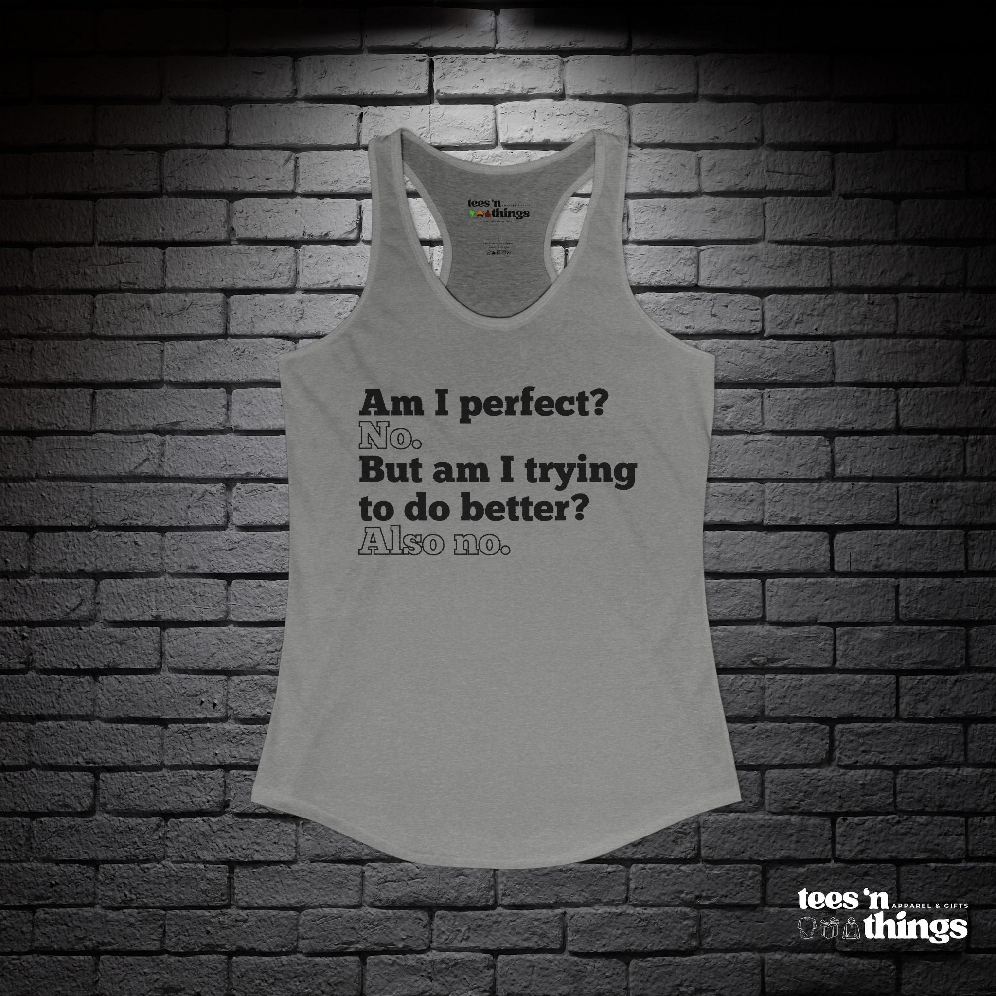 "Am I Perfect?" Tank
