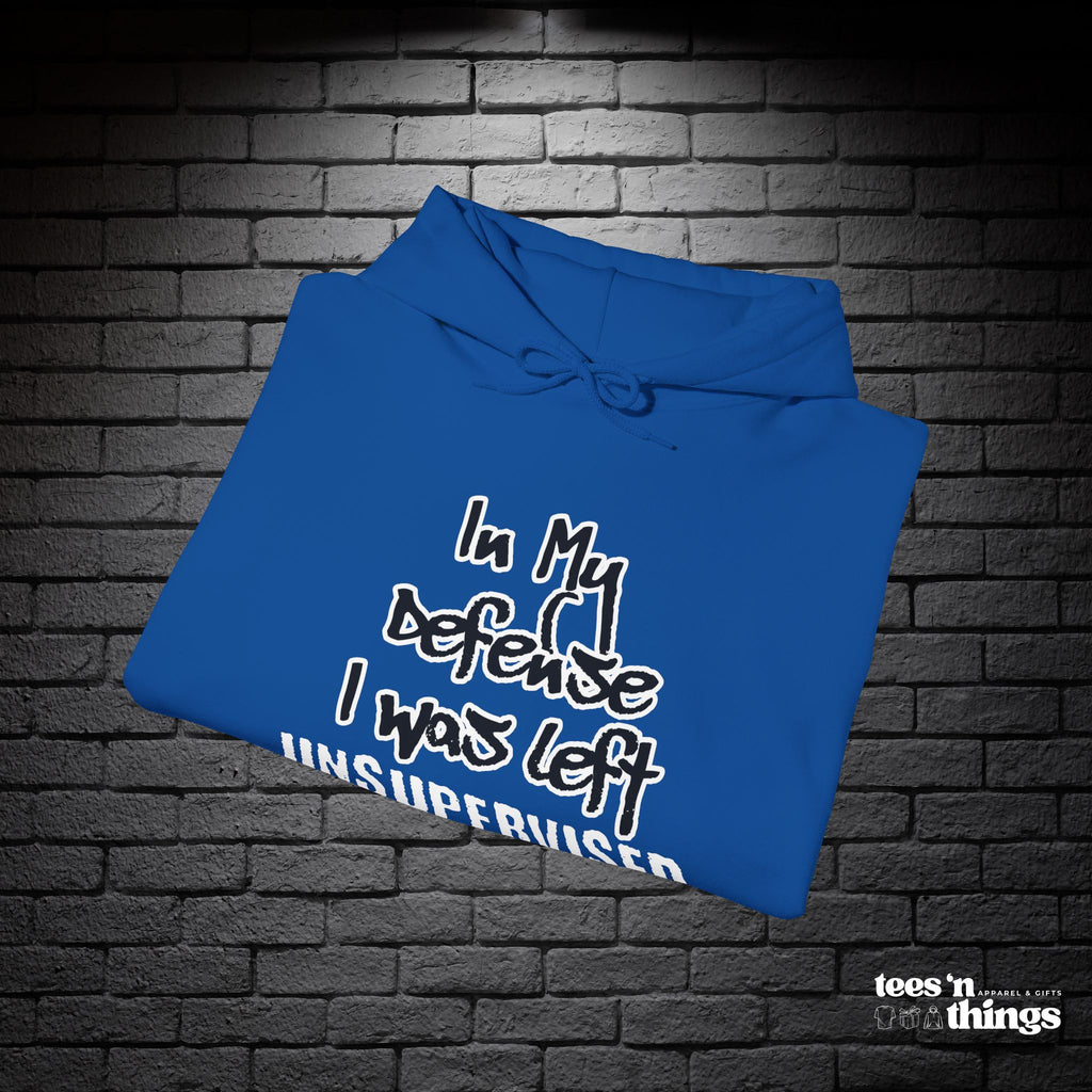 "In My Defense..." Hoodie