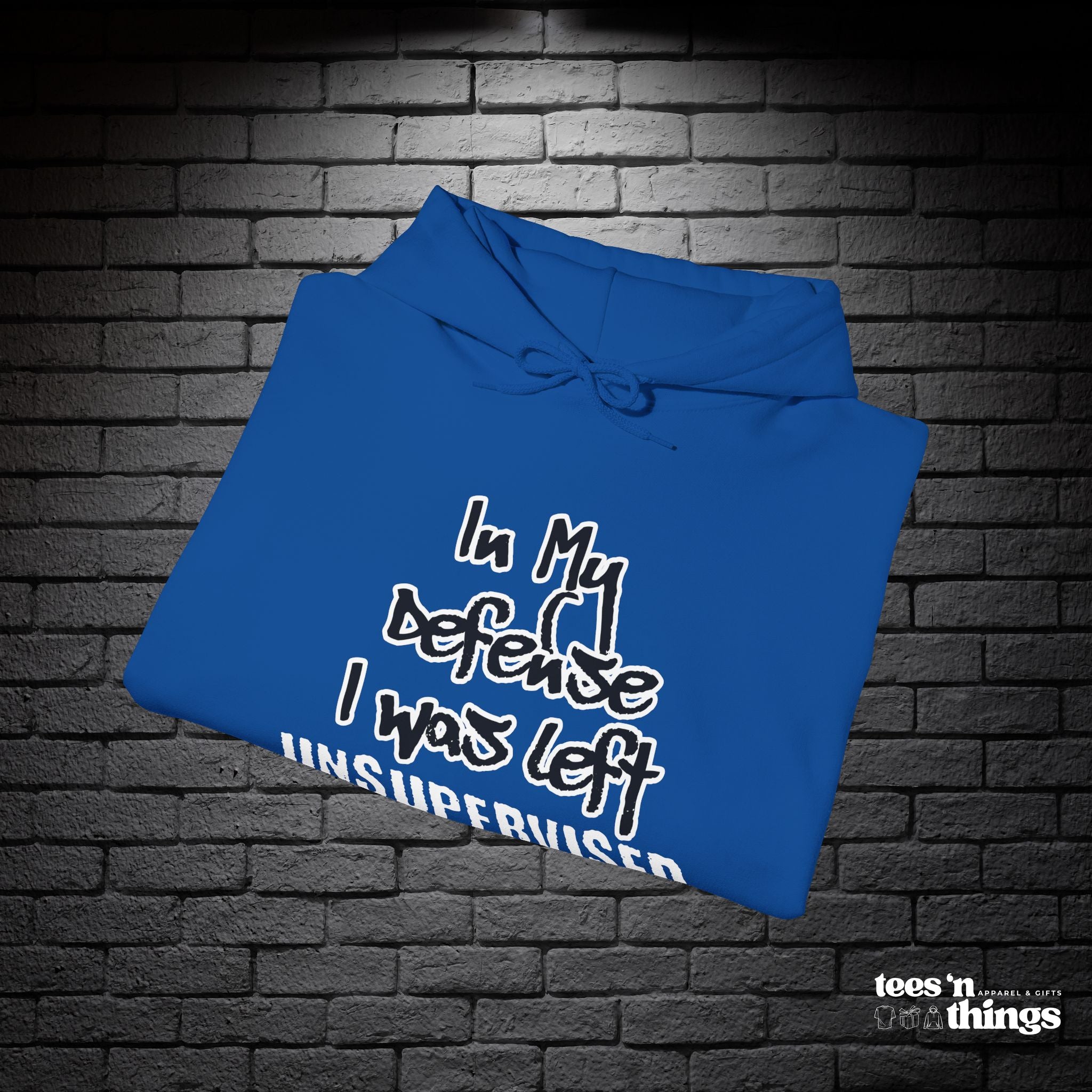 "In My Defense..." Hoodie