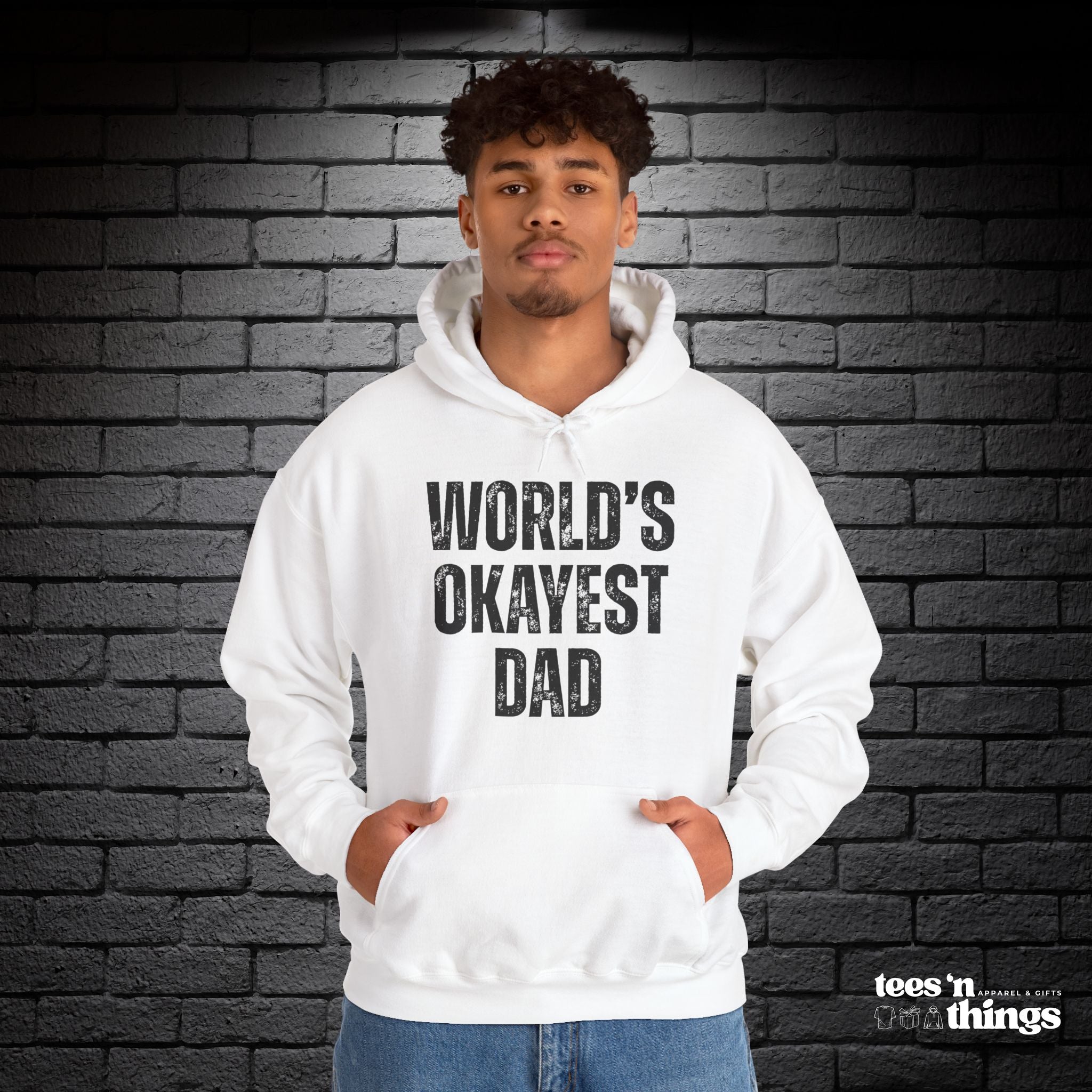 "World's Okayest Dad" Hoodie
