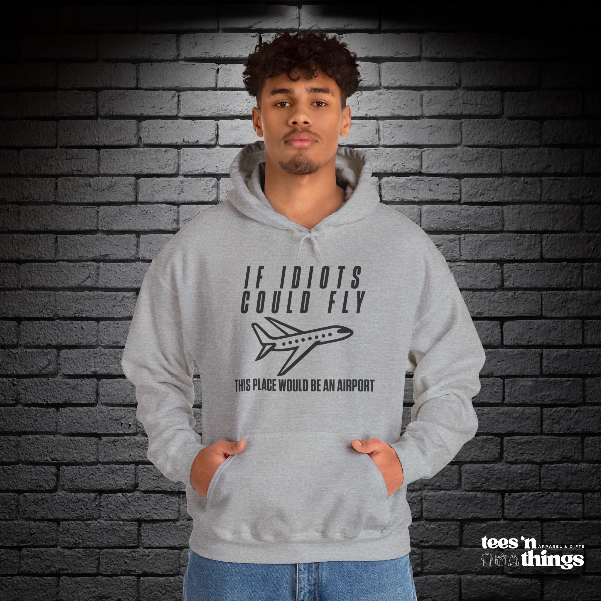 "If Idiots Could Fly..." Hoodie