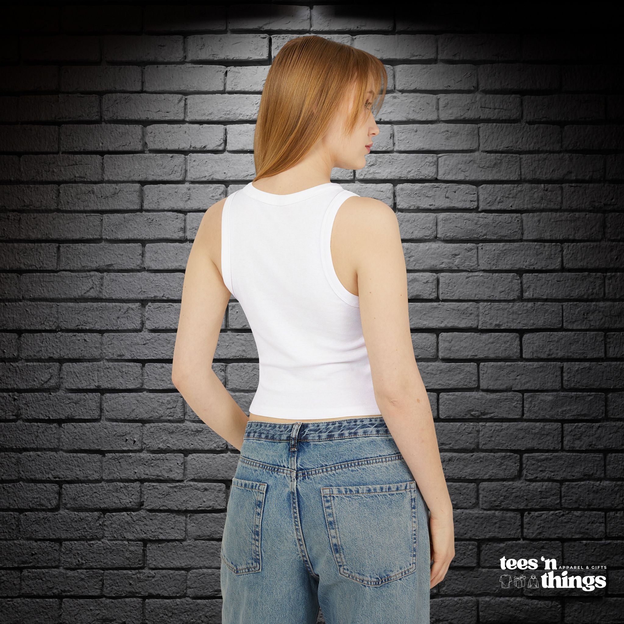 Women's Micro Rib Racer Tank Top