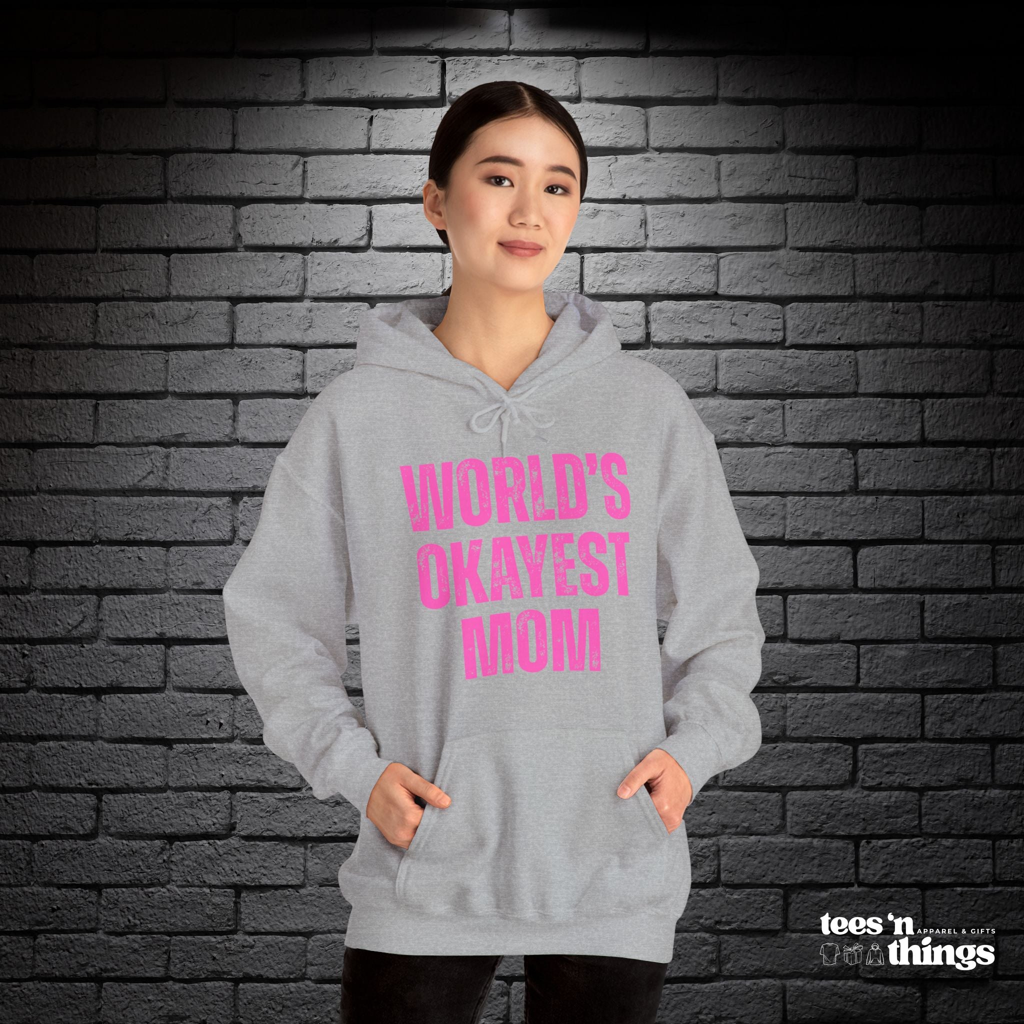 "World's Okayest Mom" Hoodie