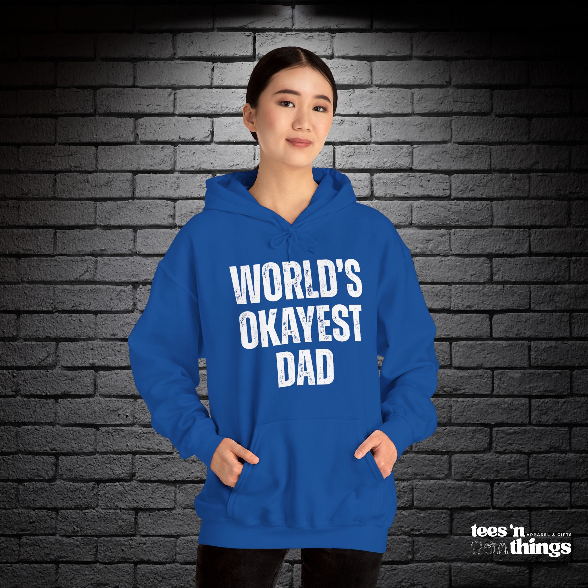 "World's Okayest Dad" Hoodie