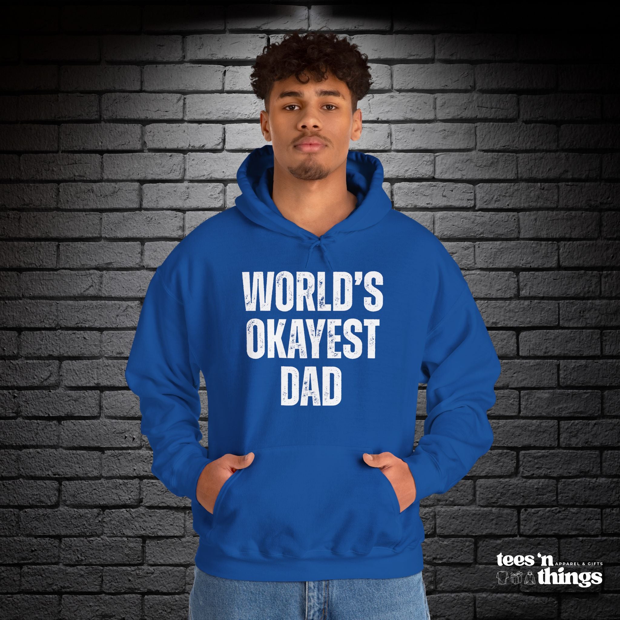 "World's Okayest Dad" Hoodie