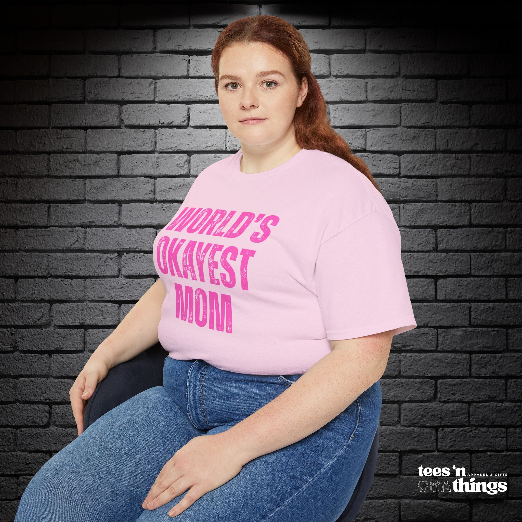 "World's Okayest Mom" T-Shirt