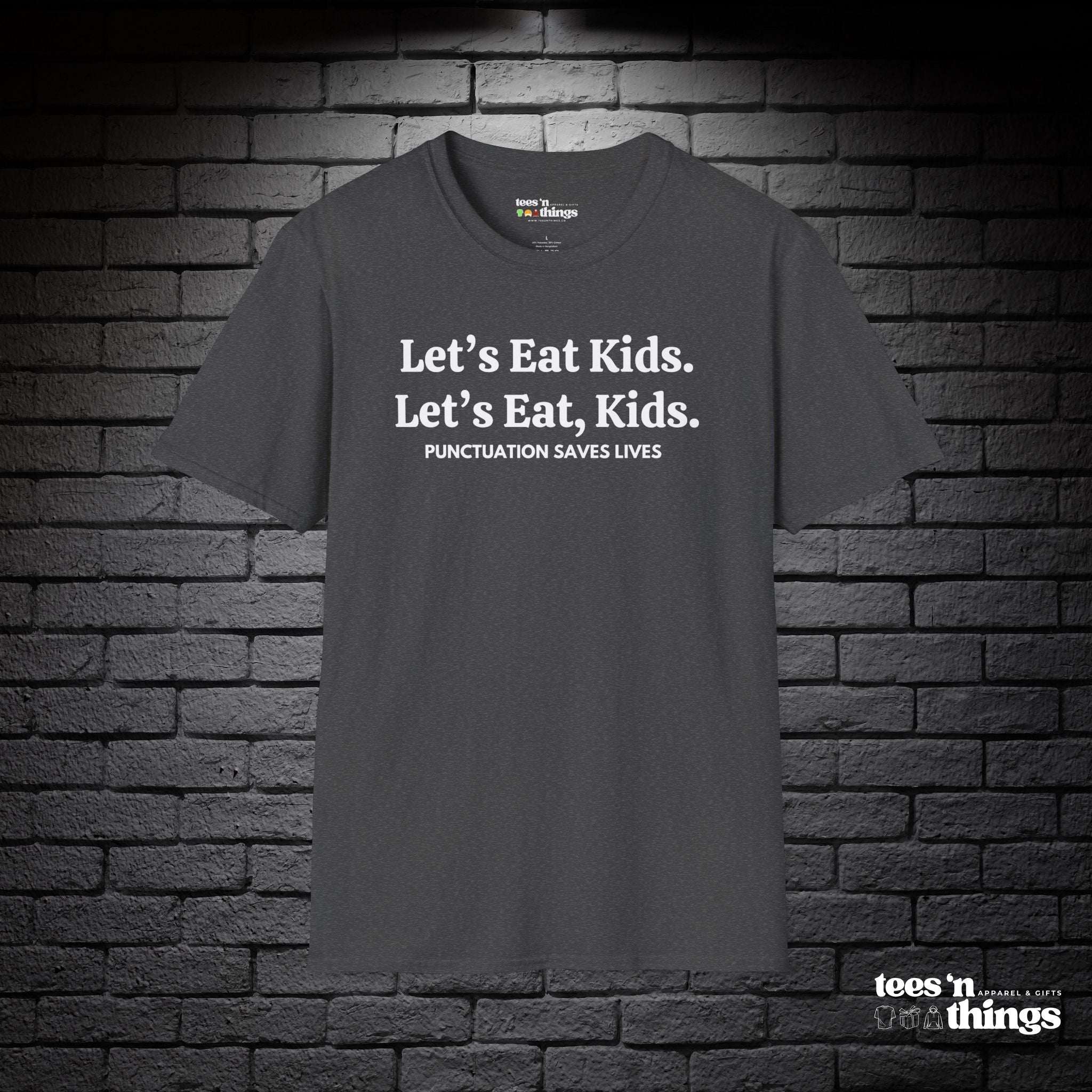 "Punctuation Saves Lives" T-Shirt