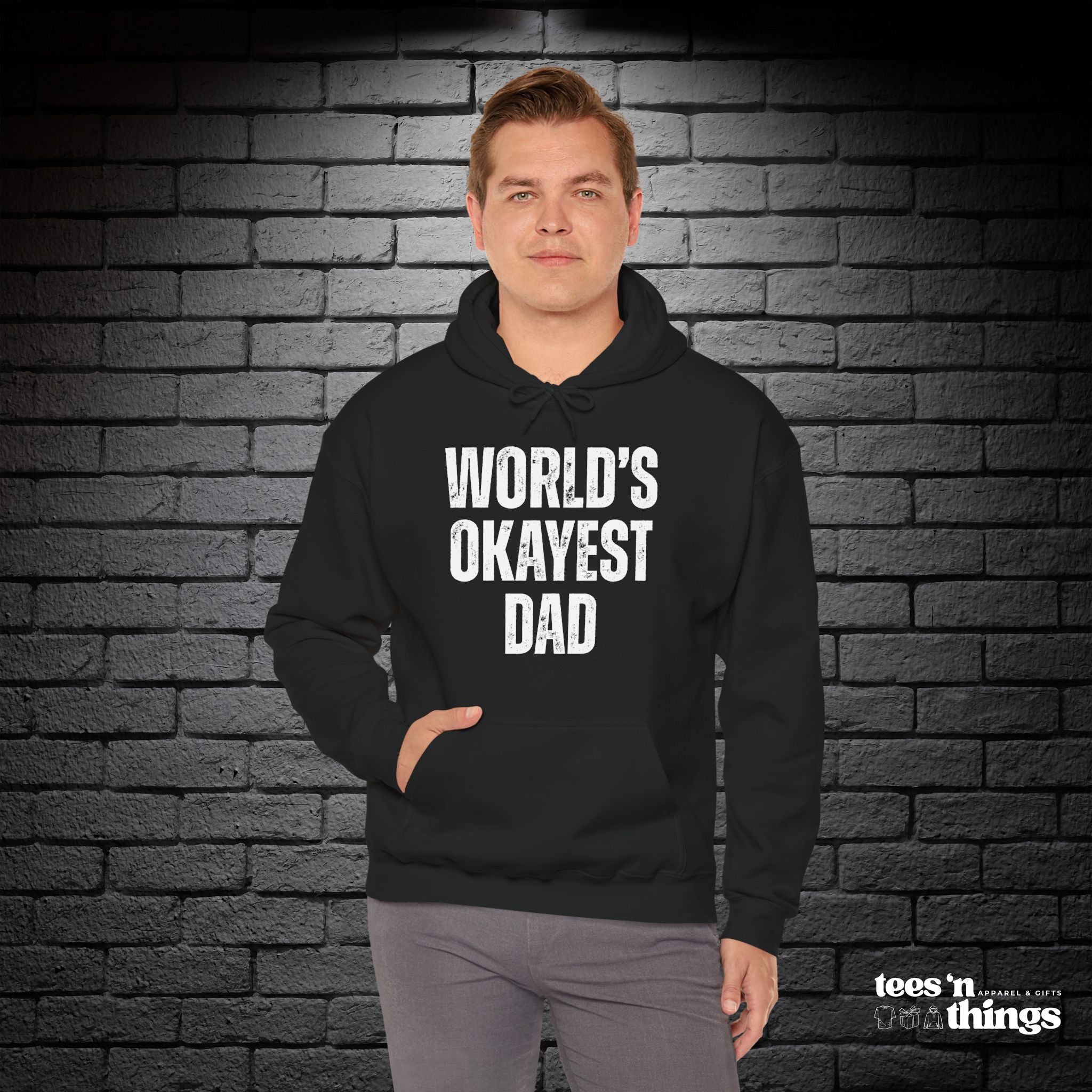 "World's Okayest Dad" Hoodie