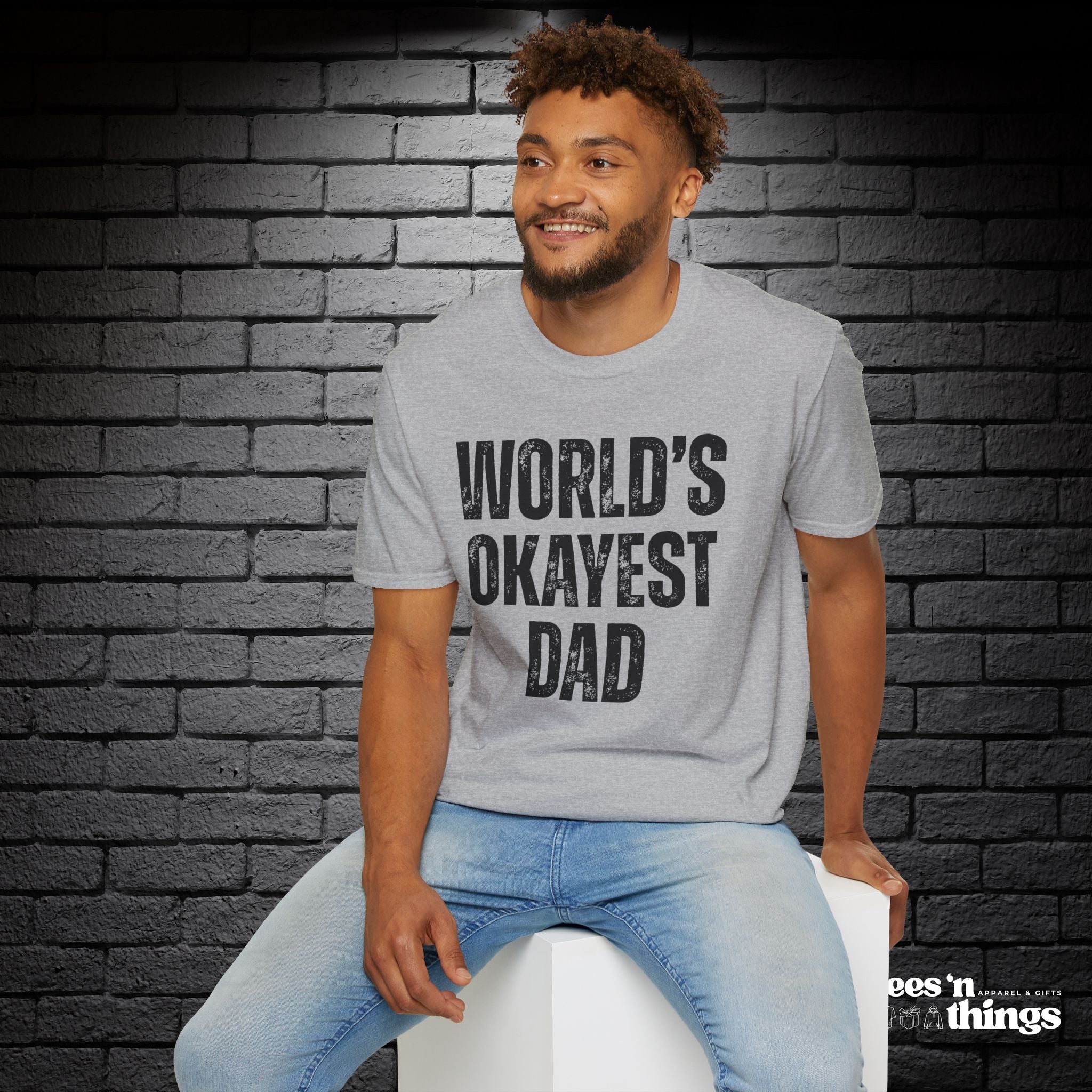 "World's Okayest Dad" T-Shirt