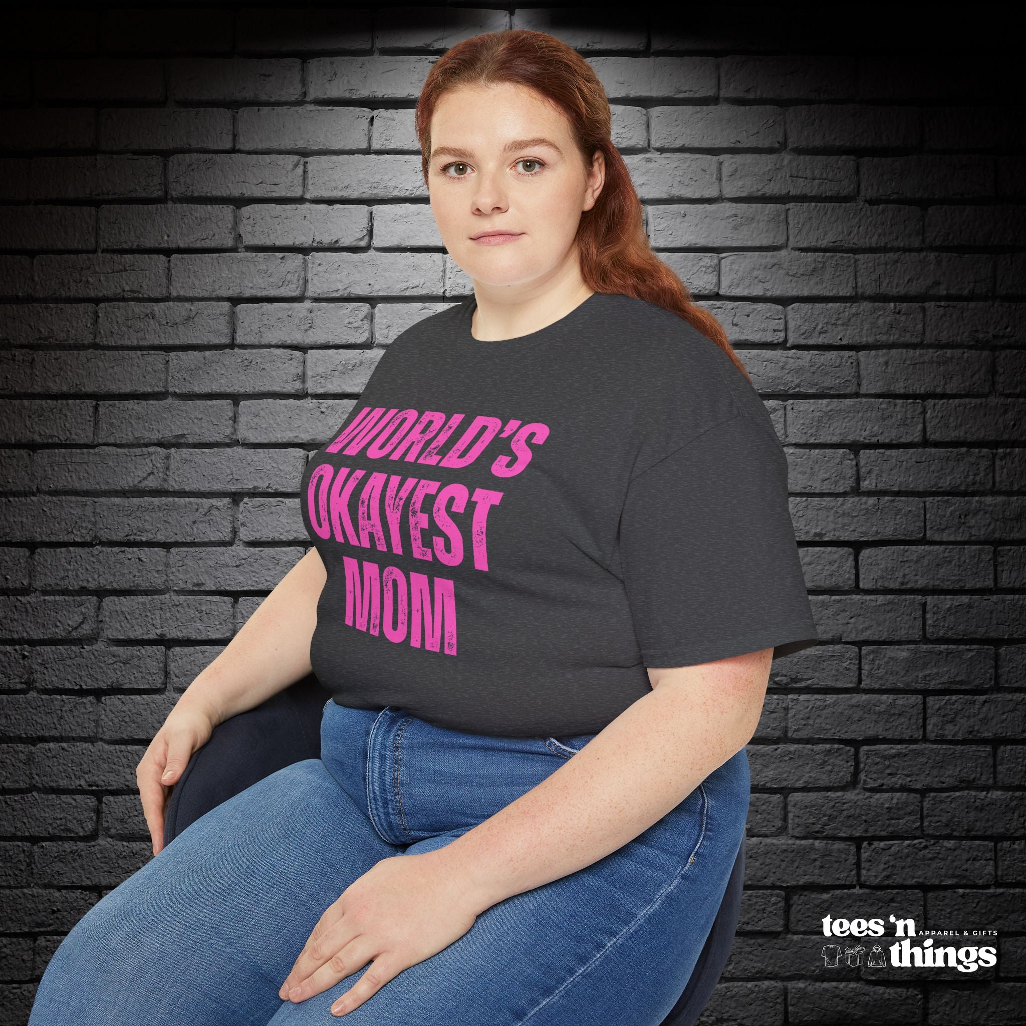 "World's Okayest Mom" T-Shirt