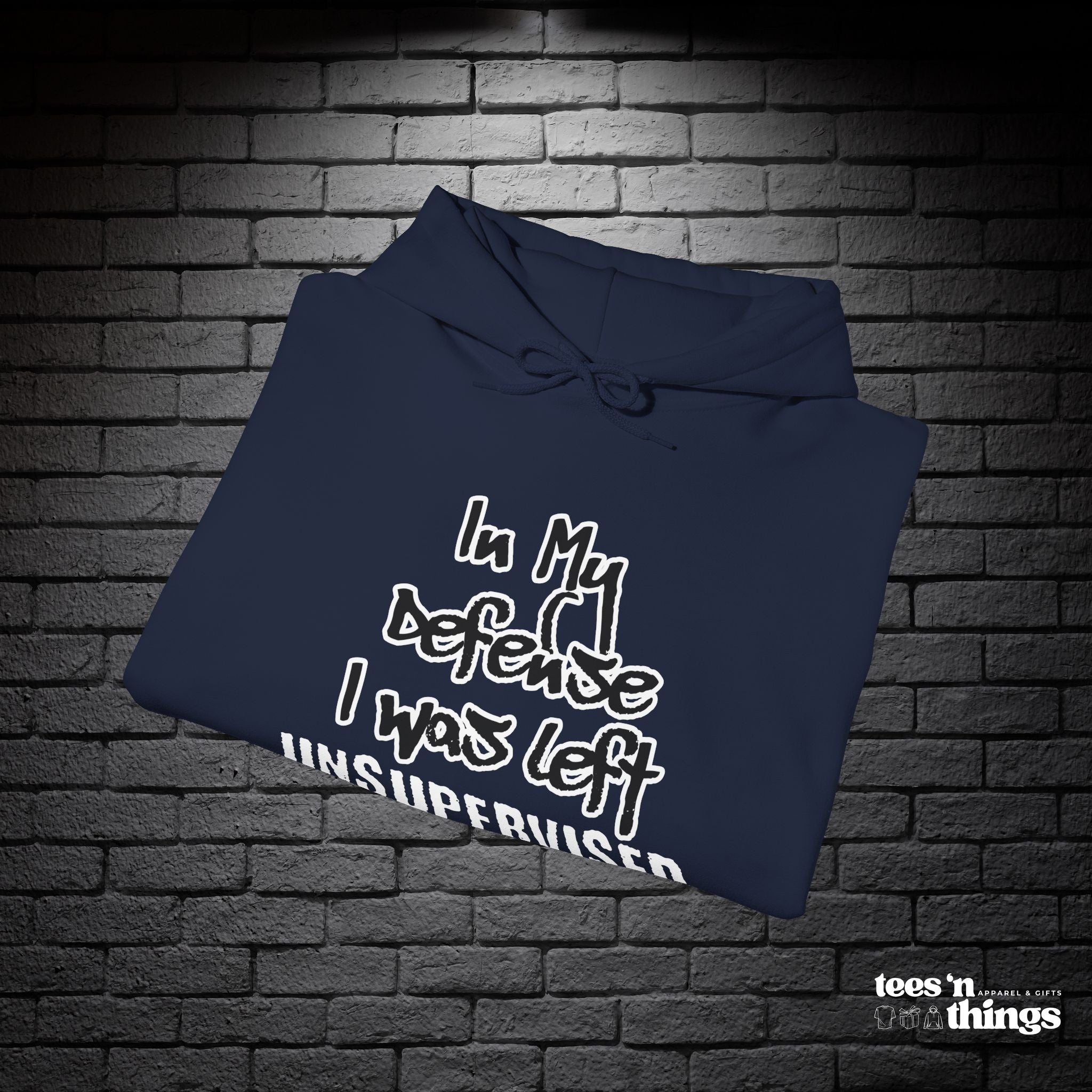 "In My Defense..." Hoodie
