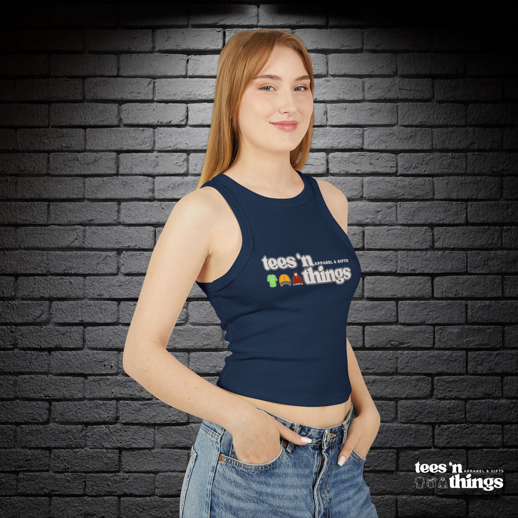 Women's Micro Rib Racer Tank Top