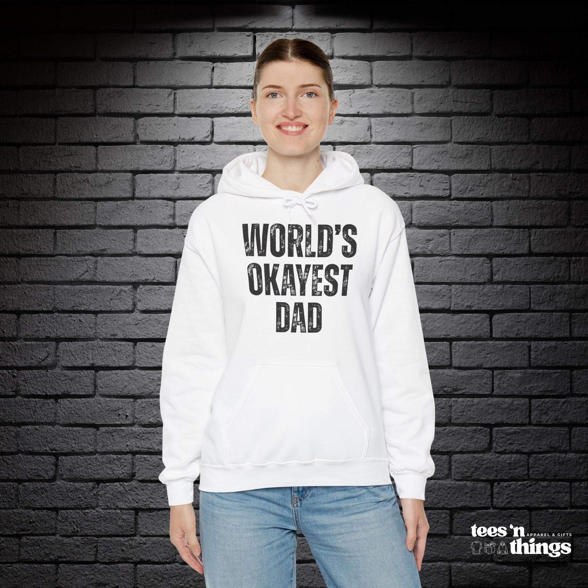 "World's Okayest Dad" Hoodie