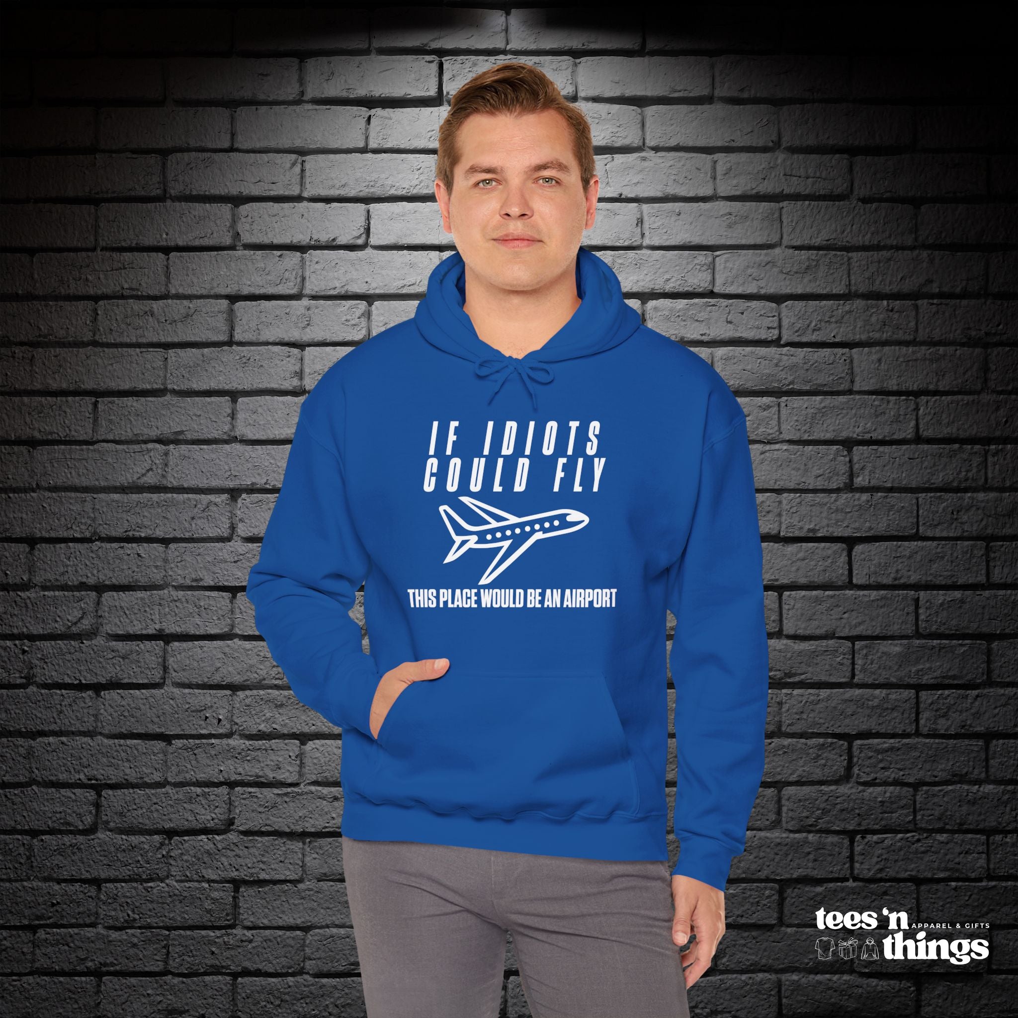 "If Idiots Could Fly..." Hoodie