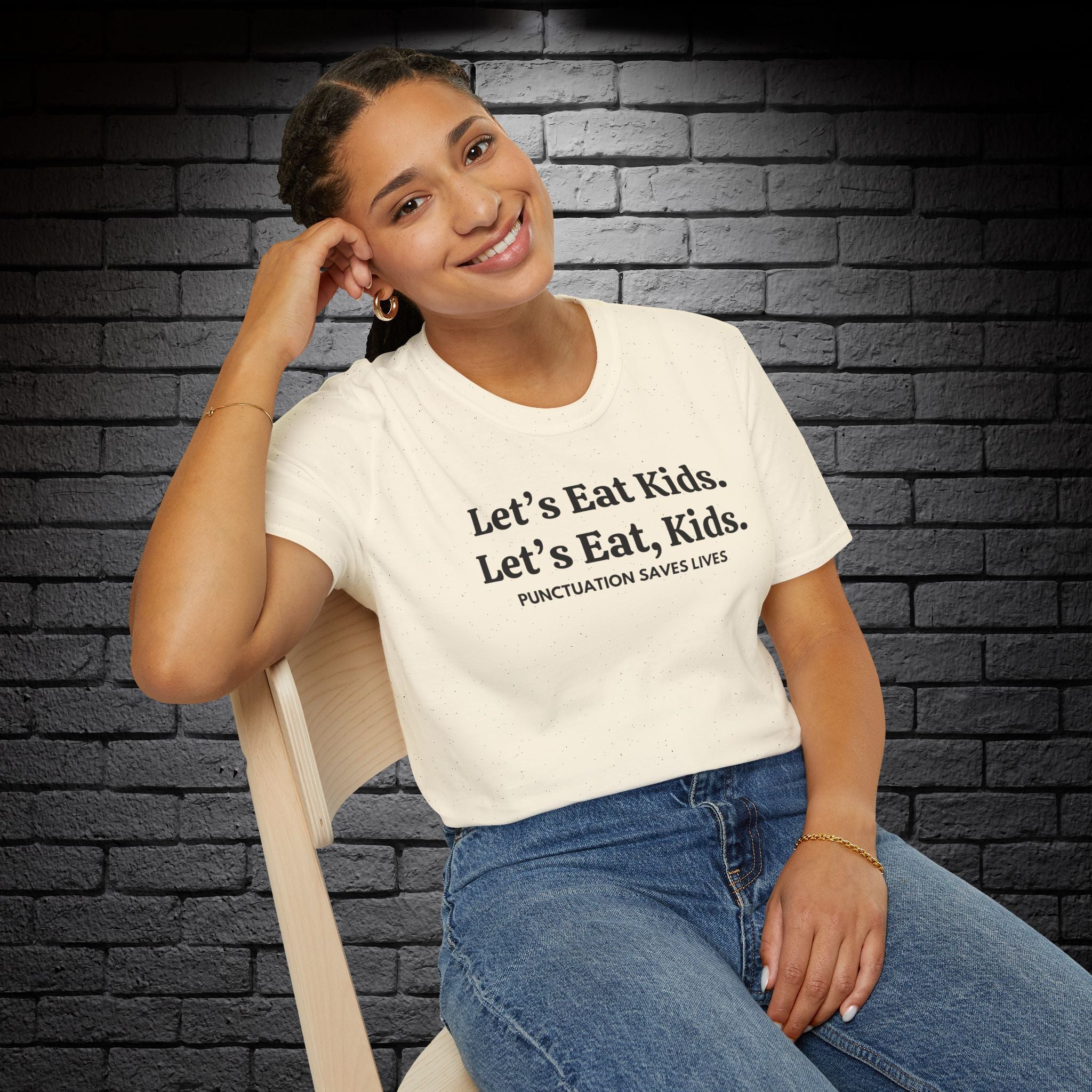 "Punctuation Saves Lives" T-Shirt