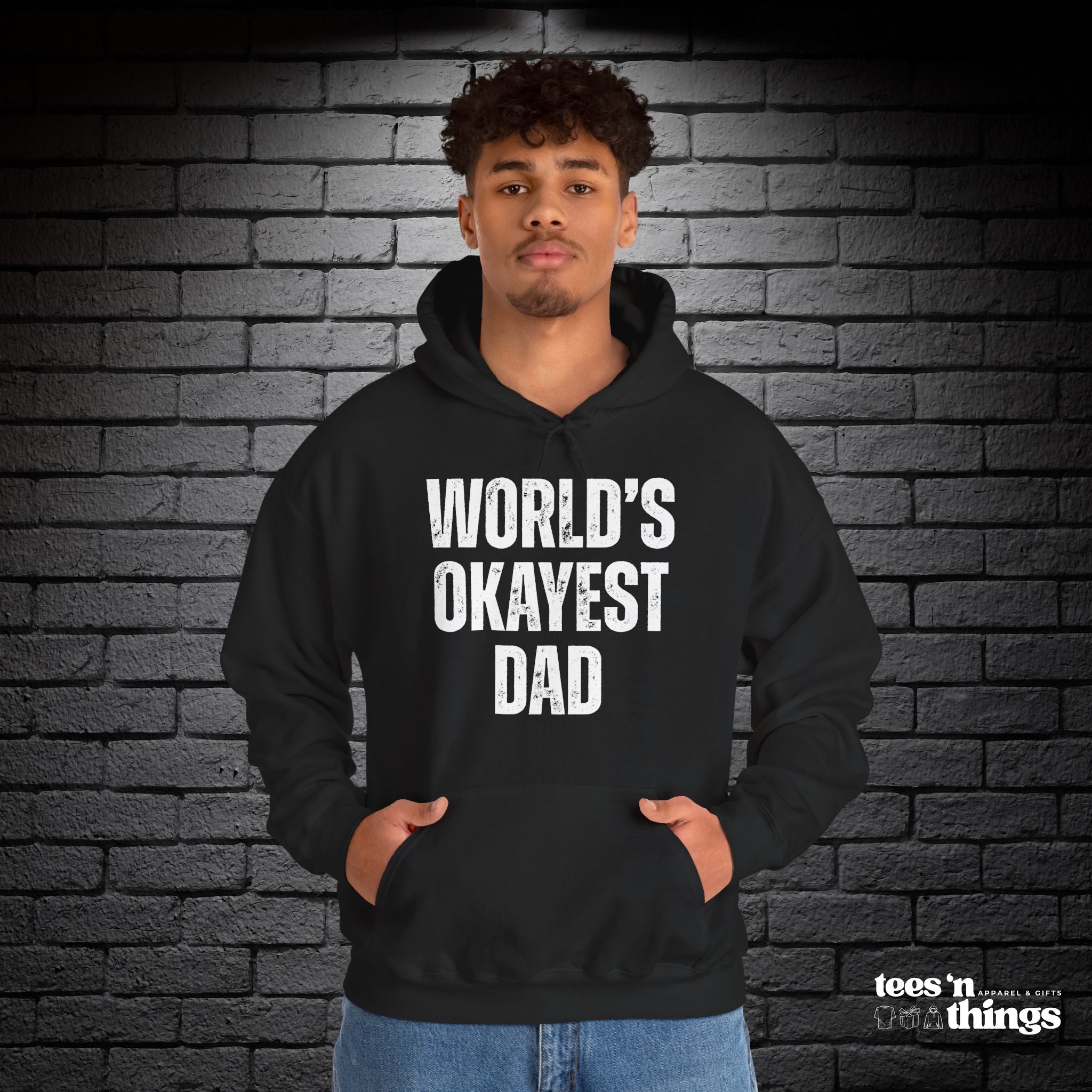 "World's Okayest Dad" Hoodie