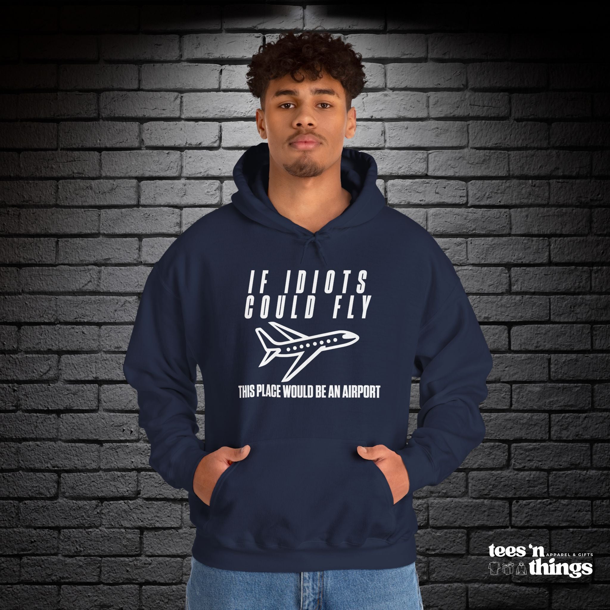 "If Idiots Could Fly..." Hoodie