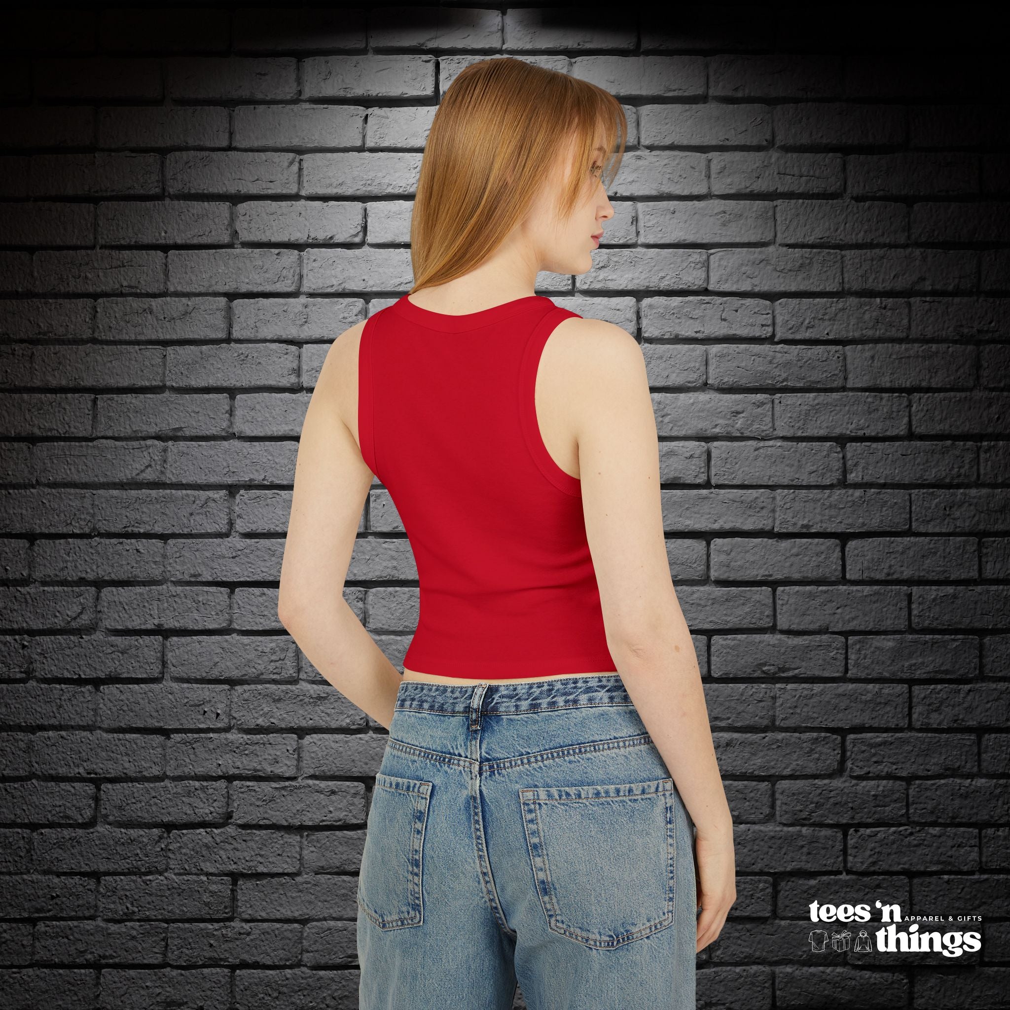 Women's Micro Rib Racer Tank Top