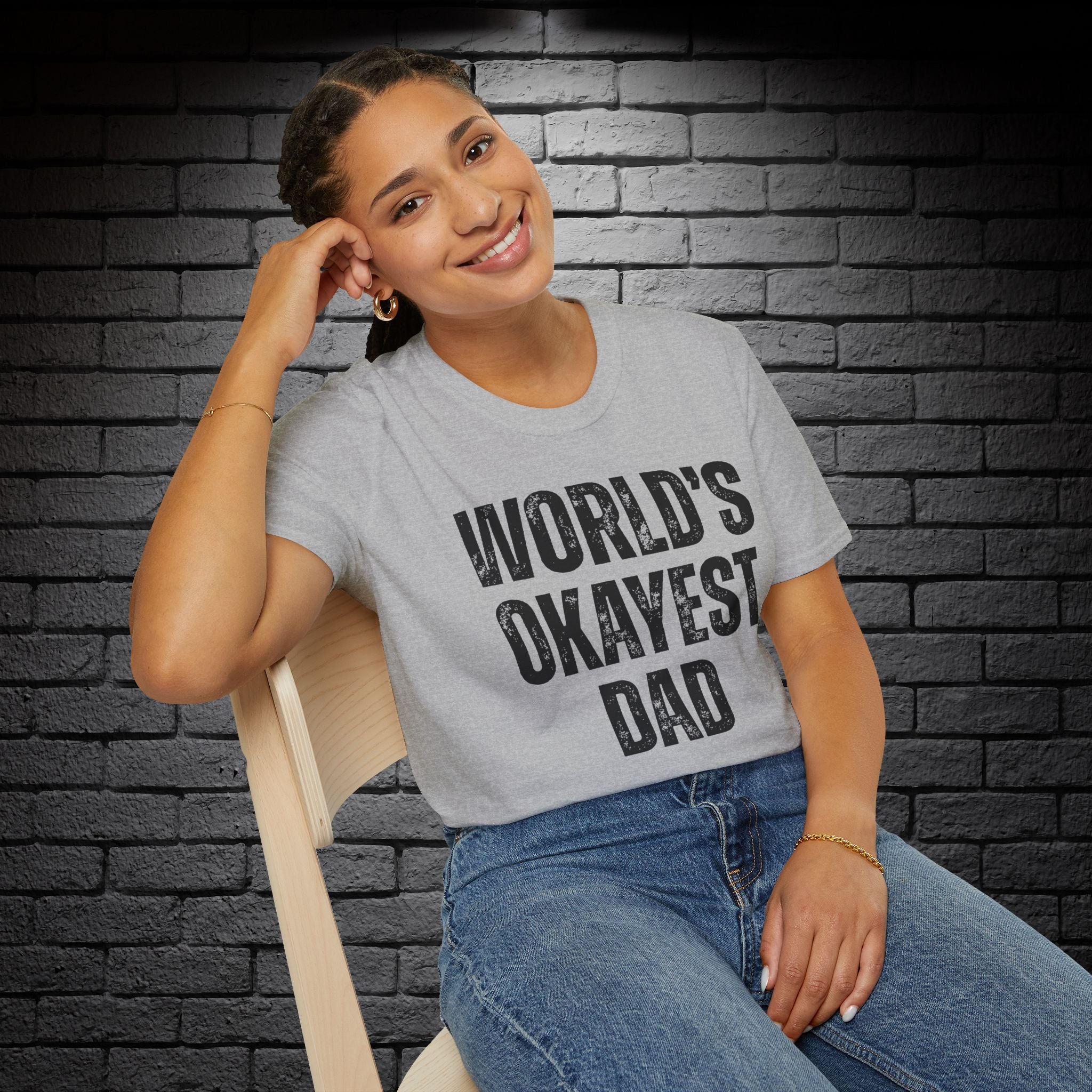 "World's Okayest Dad" T-Shirt