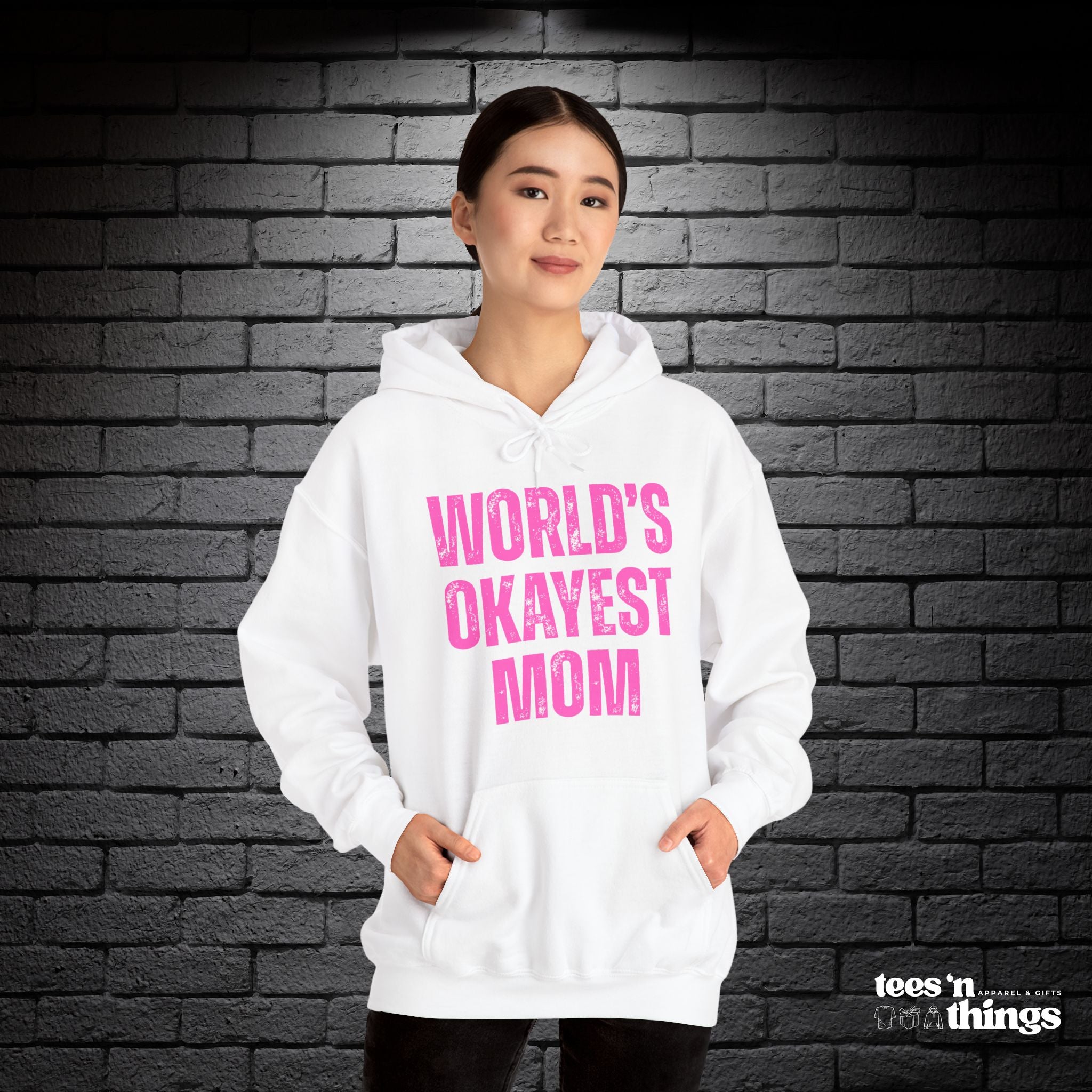 "World's Okayest Mom" Hoodie