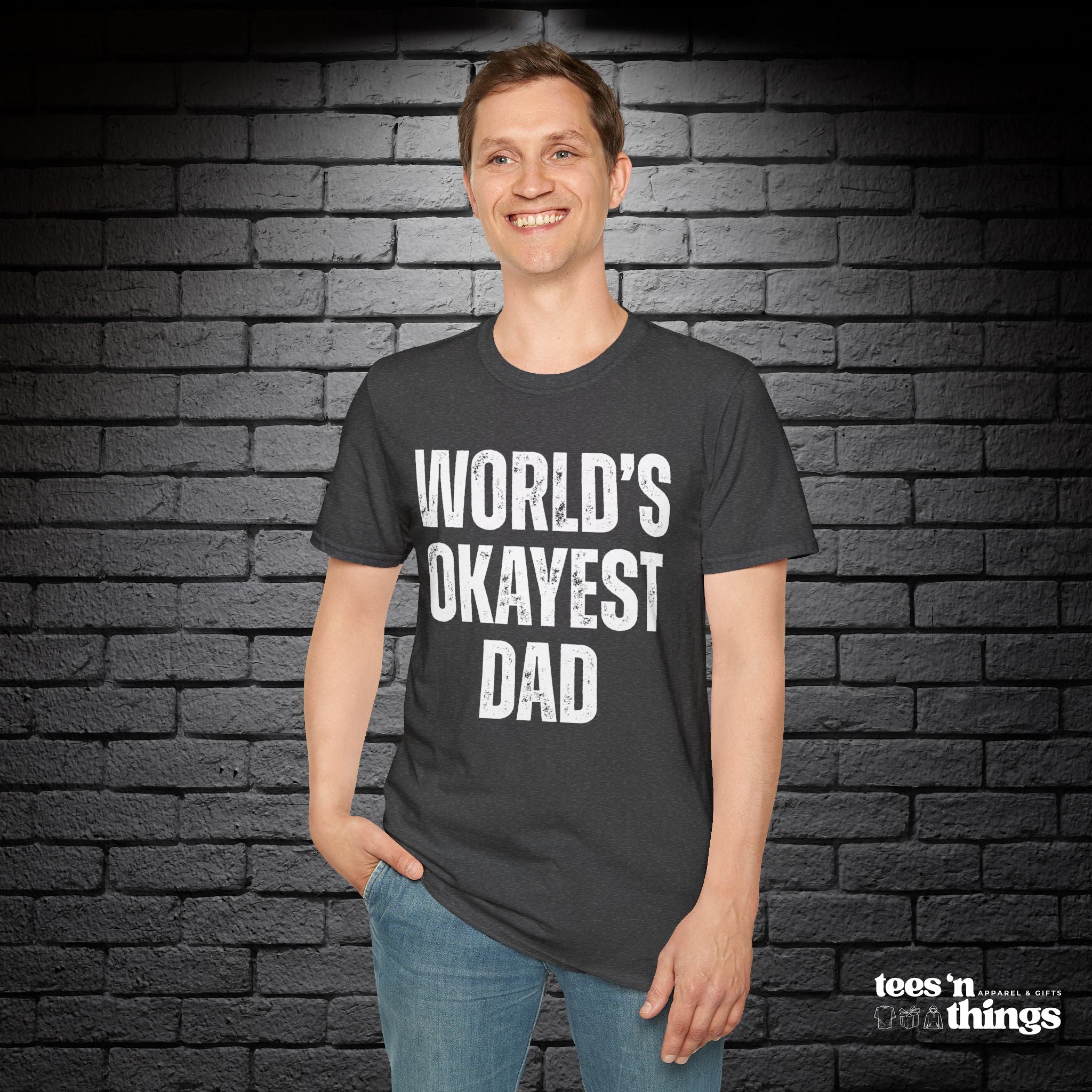 "World's Okayest Dad" T-Shirt
