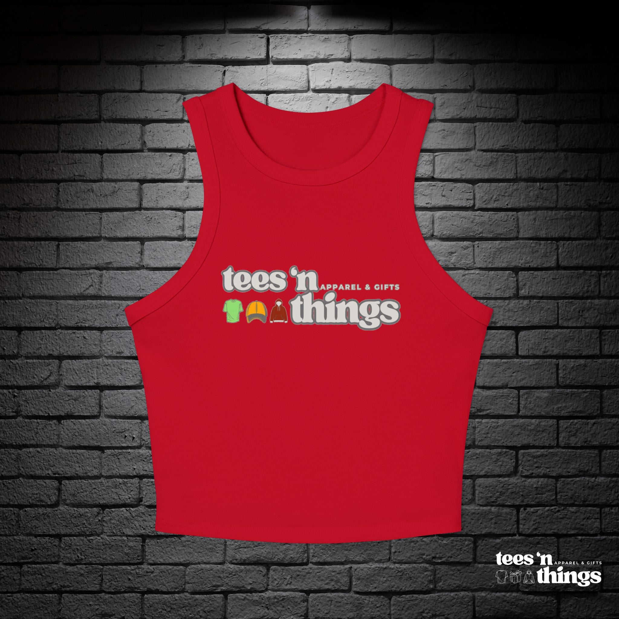 Women's Micro Rib Racer Tank Top