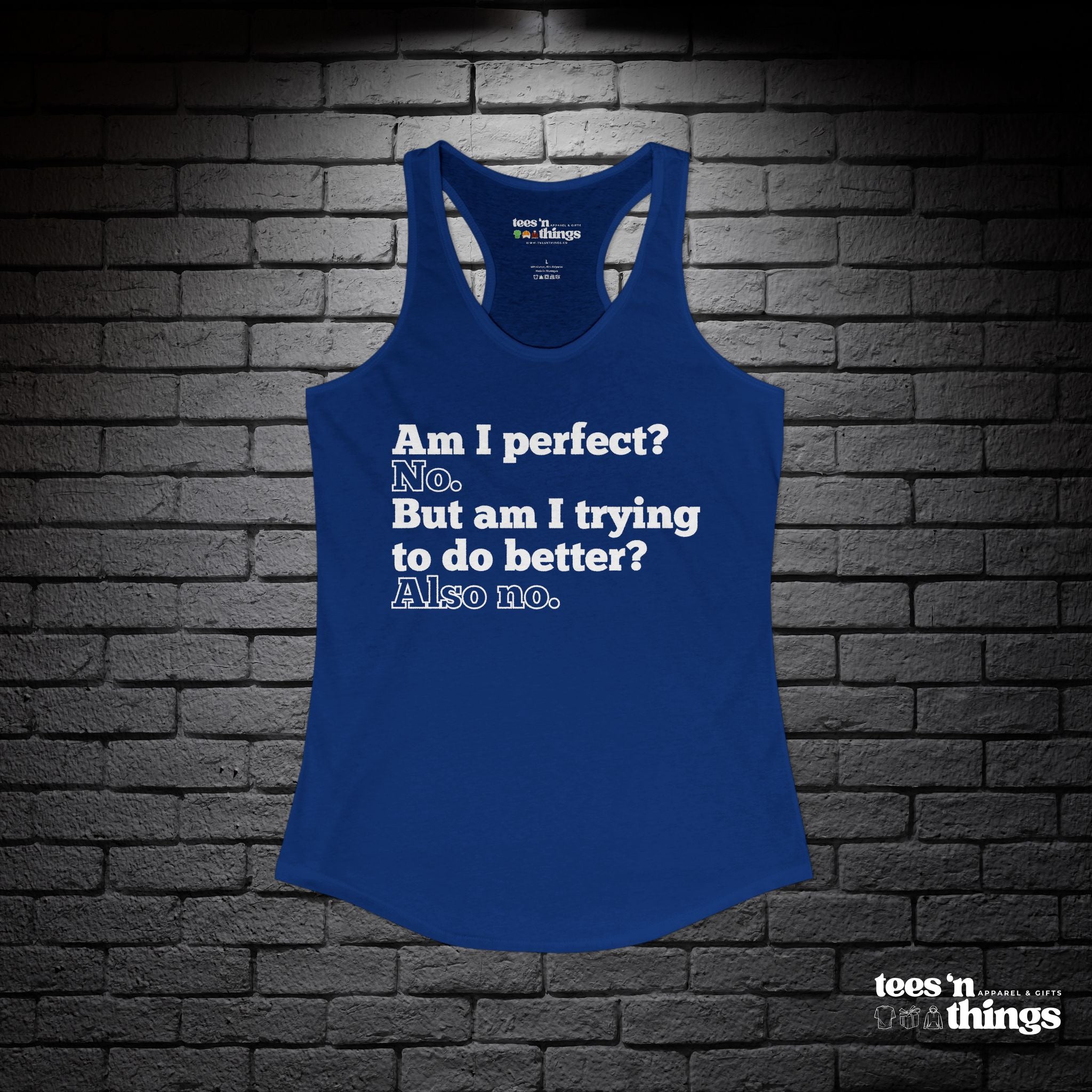 "Am I Perfect?" Tank