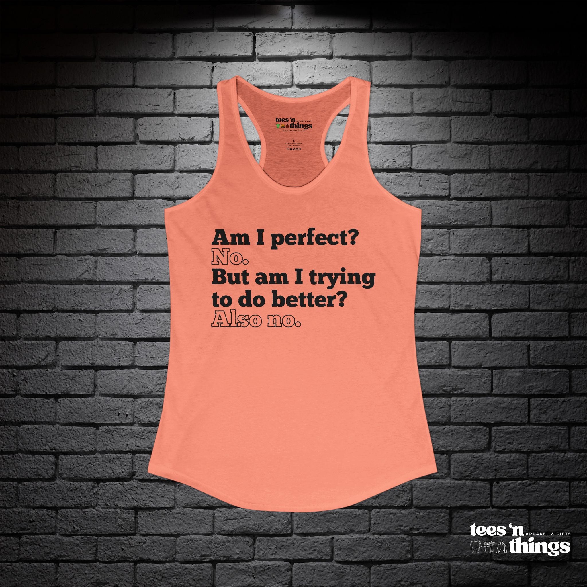 "Am I Perfect?" Tank