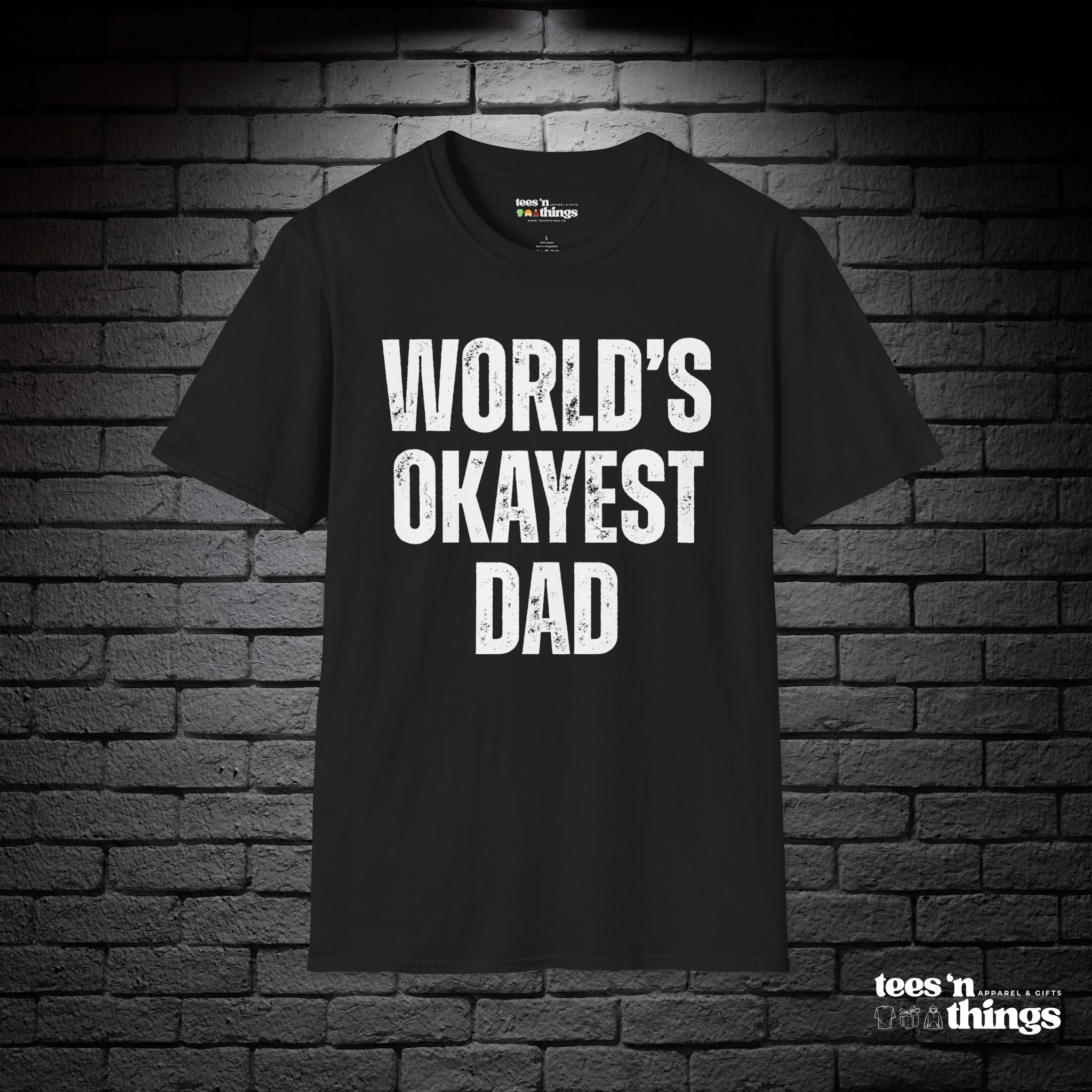 "World's Okayest Dad" T-Shirt