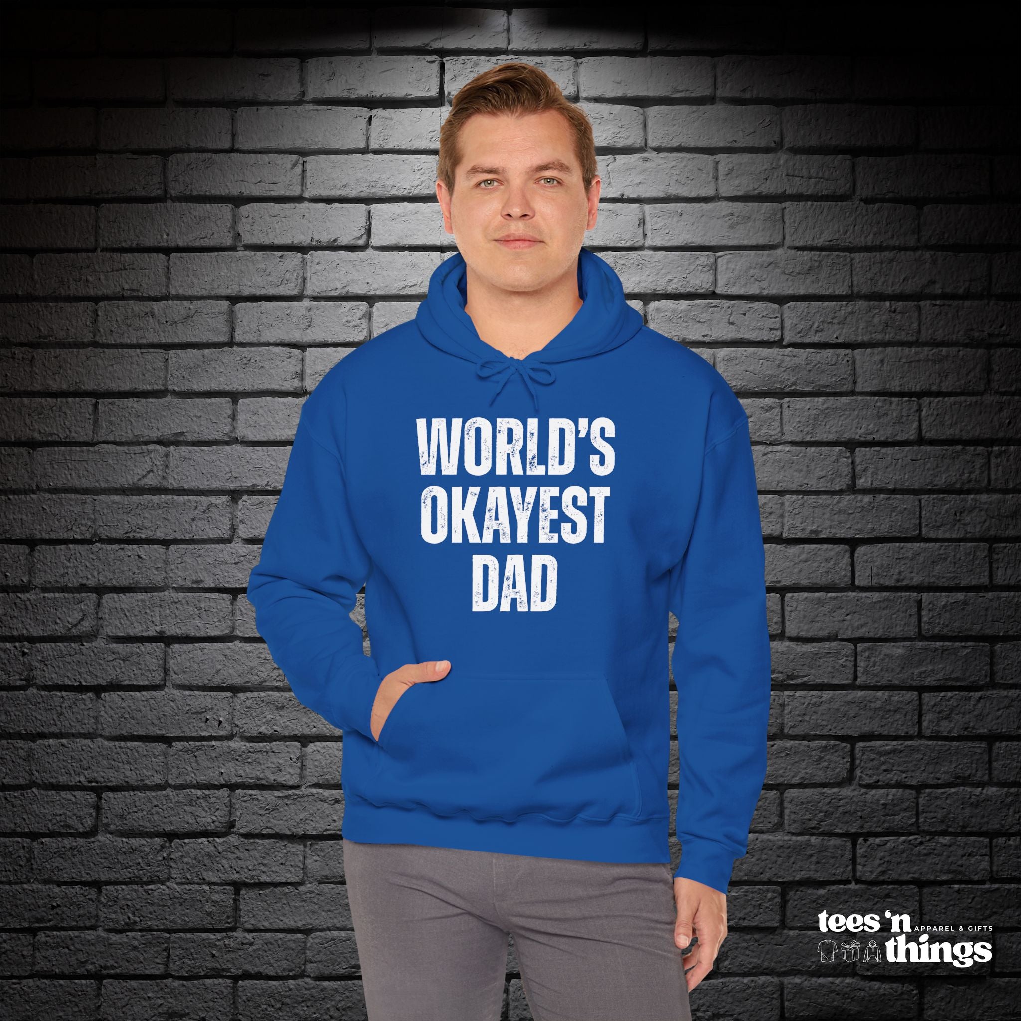 "World's Okayest Dad" Hoodie